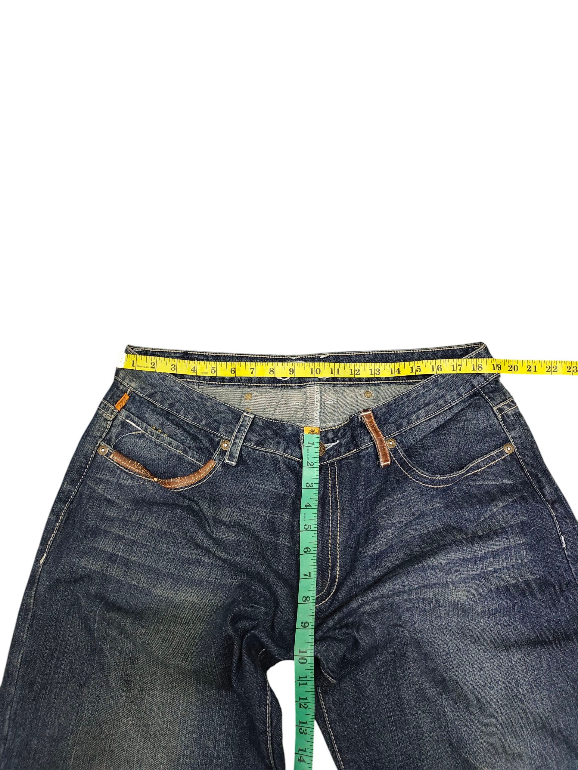 Robins Jeans Robins Jeans Studded Leather Trim Denim Jeans Size US 38 / EU 54 - 14 Thumbnail