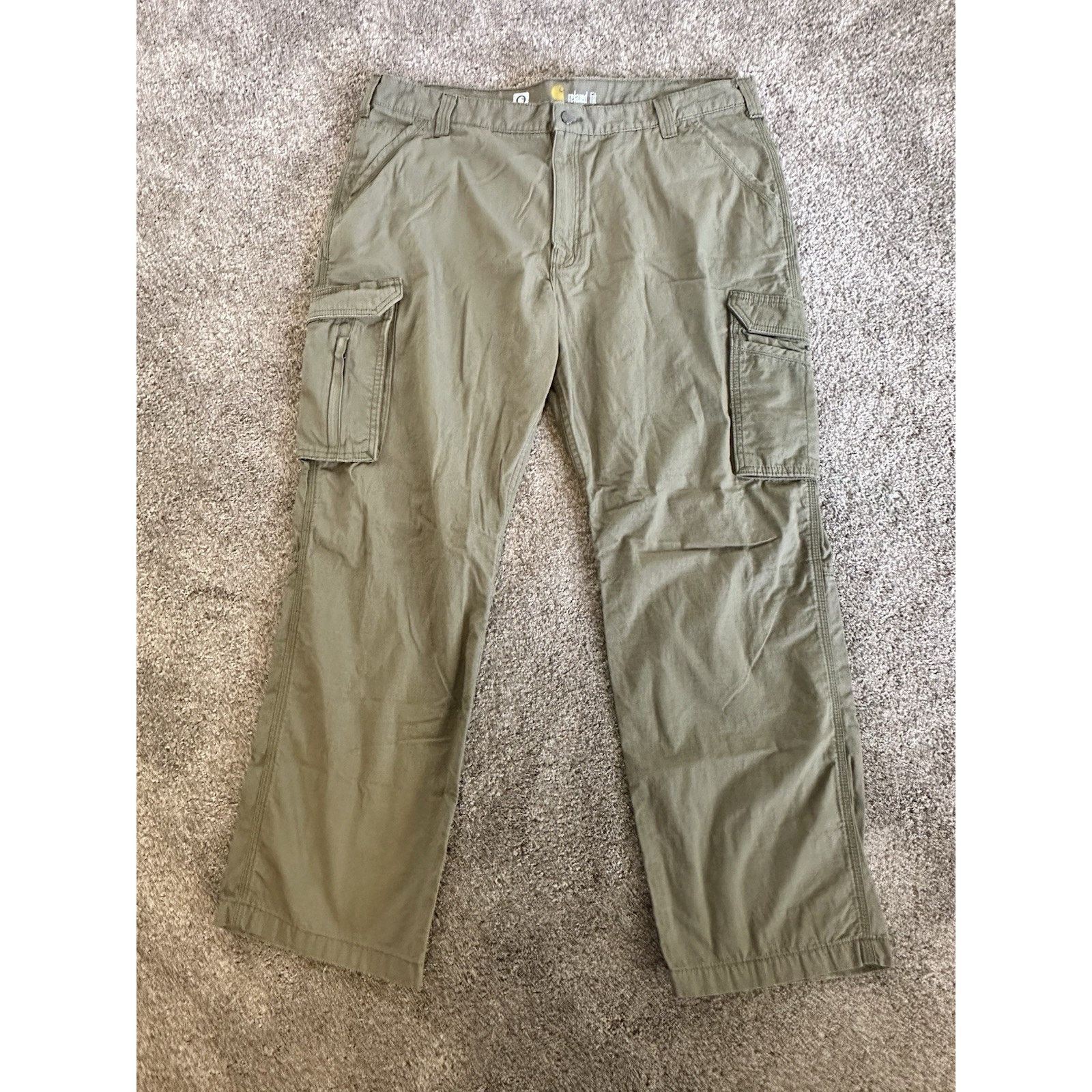 Carhartt Carhartt Force Ripstop Cargo Pants Mens 42x32 Green Size US 42 / EU 58 - 2 Thumbnail