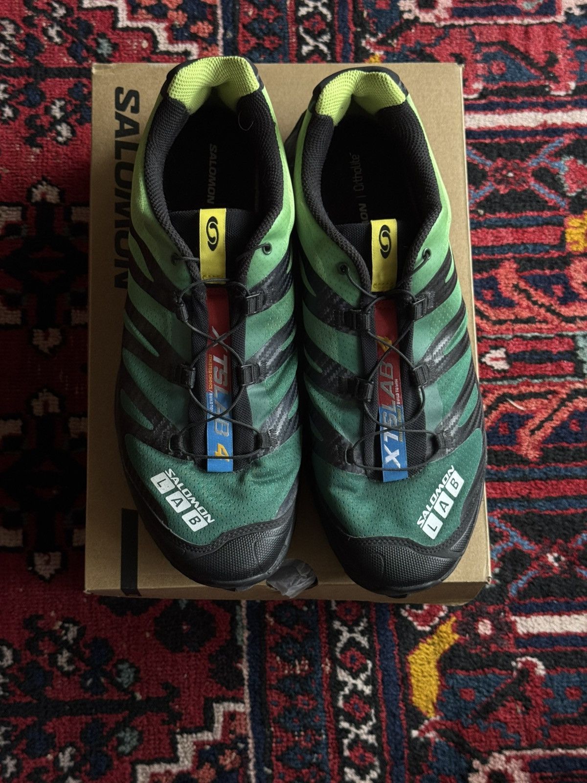 Salomon XT-4 OG in Eden/Bright Lime Green/White Size US 11.5 / EU 44-45 - 1 Thumbnail