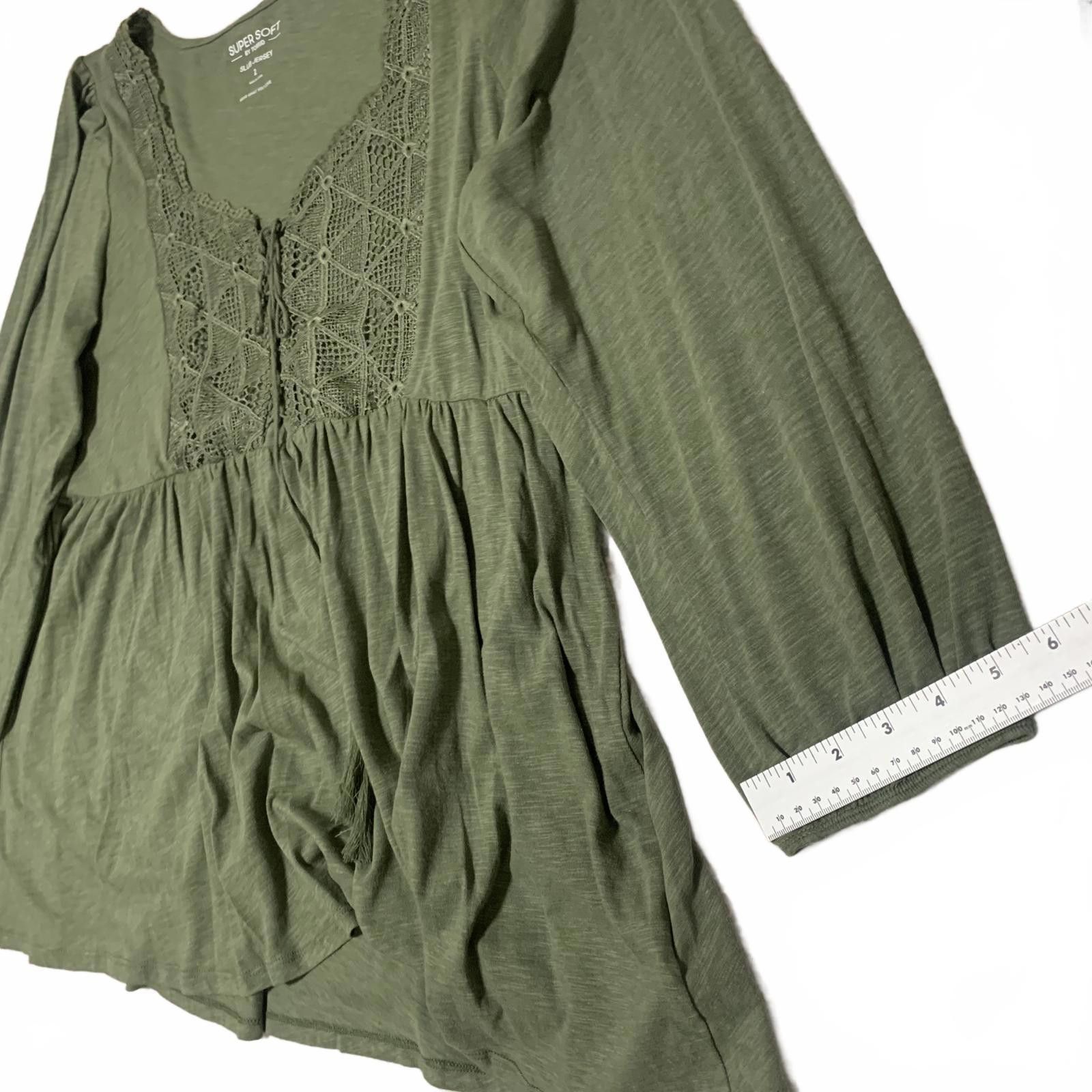 Other Torrid Super Soft Slub Jersey Women's Top Size 2 Olive Green Size XS / US 0-2 / IT 36-38 - 6 Thumbnail
