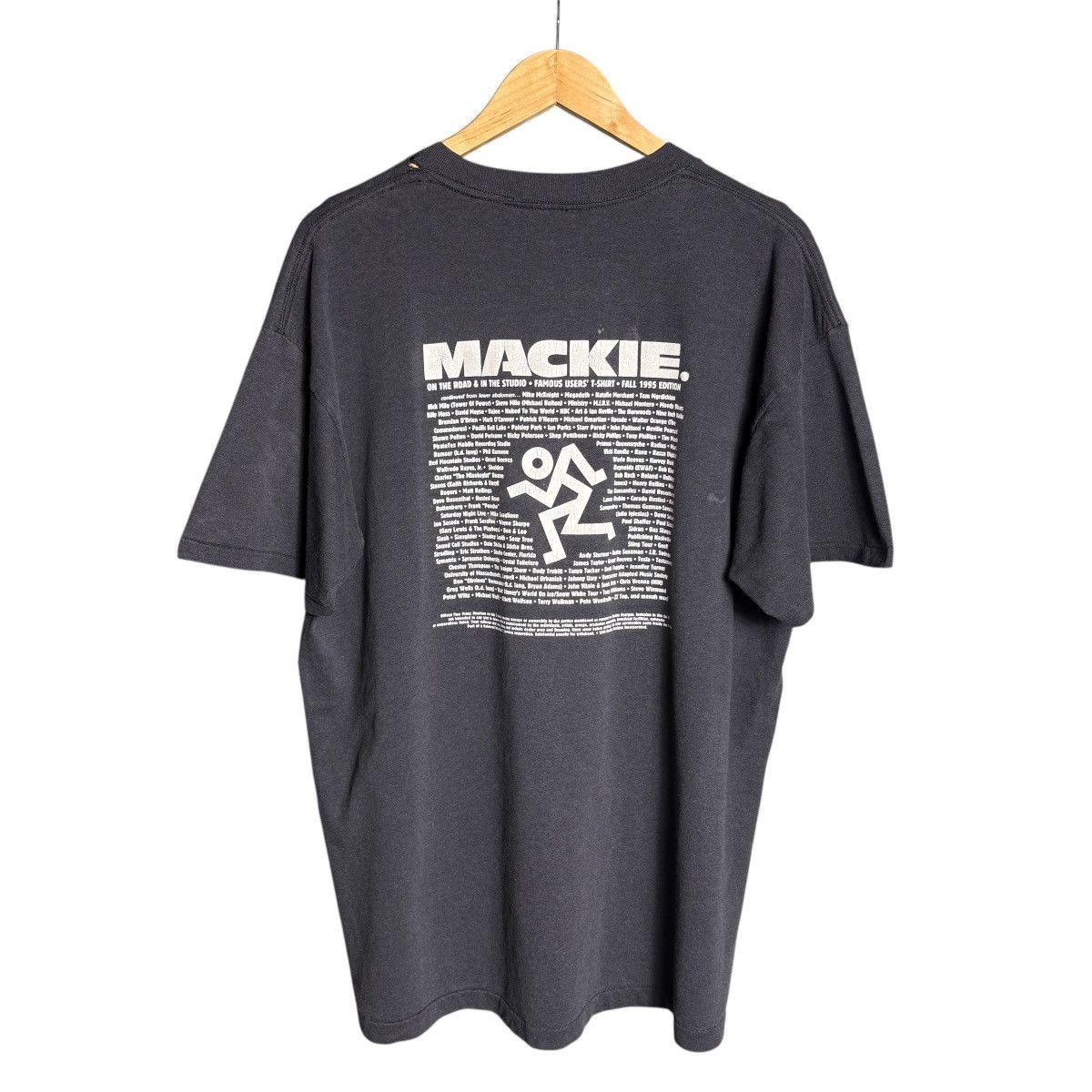 Band Tees × Vintage Vintage 90s Mackie Music Studio Record Tee / Janet Jackson Size US XL / EU 56 / 4 - 2 Thumbnail