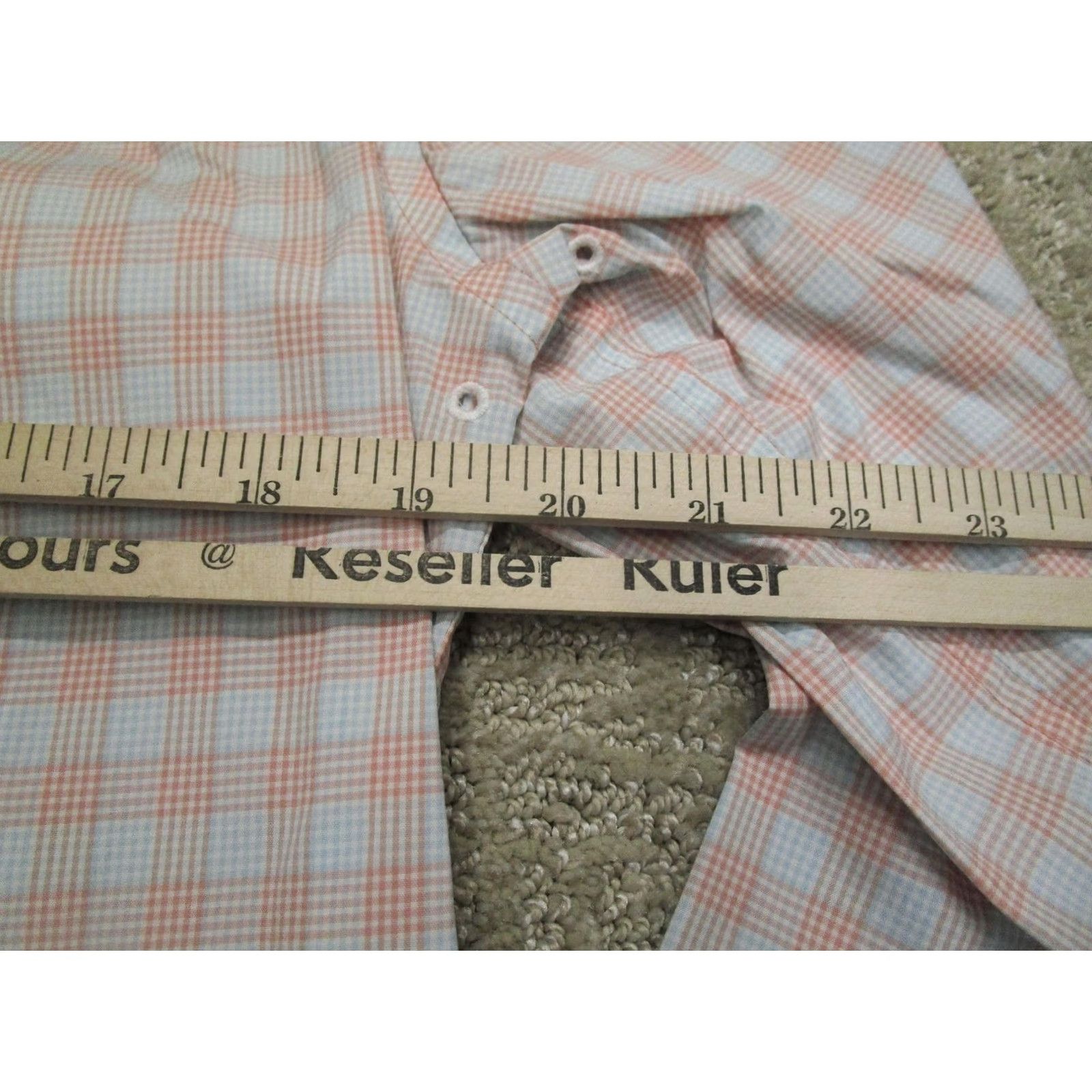 Southern Tide Southern Tide Shirt Men S Pink Check Performance Long Sleeve Button-Up Collared NYLON Spandex Embroidered Classic Preppy Size US S / EU 44-46 / 1 - 5 Thumbnail
