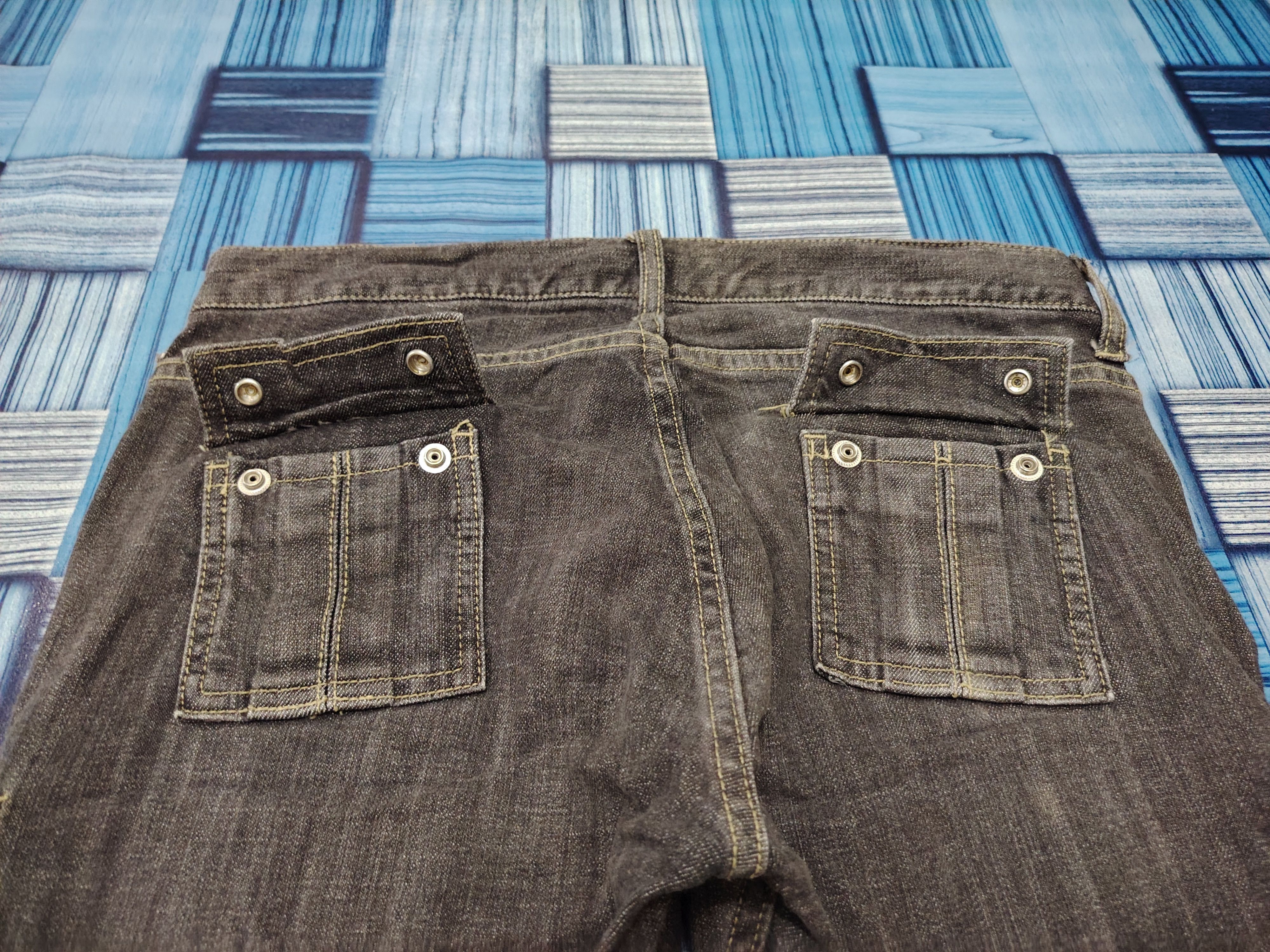 If Six Was Nine Japan Oririn Love Black Jeans Flared Distressed Jeans Size US 30 / EU 46 - 13 Thumbnail