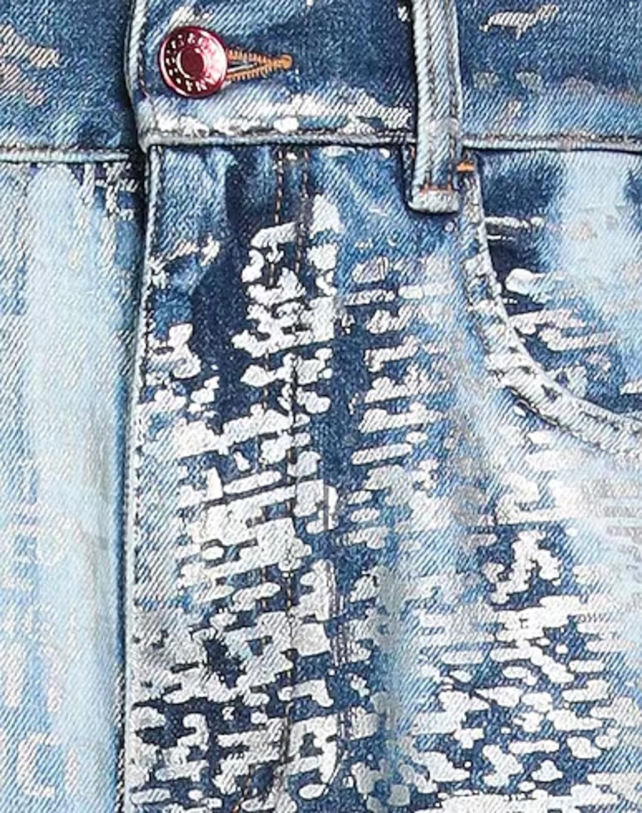 Dolce & Gabbana Dolce & Gabbana high-waisted, tapered logo print jeans Sz 6 Size 28" / US 6 / IT 42 - 5 Thumbnail