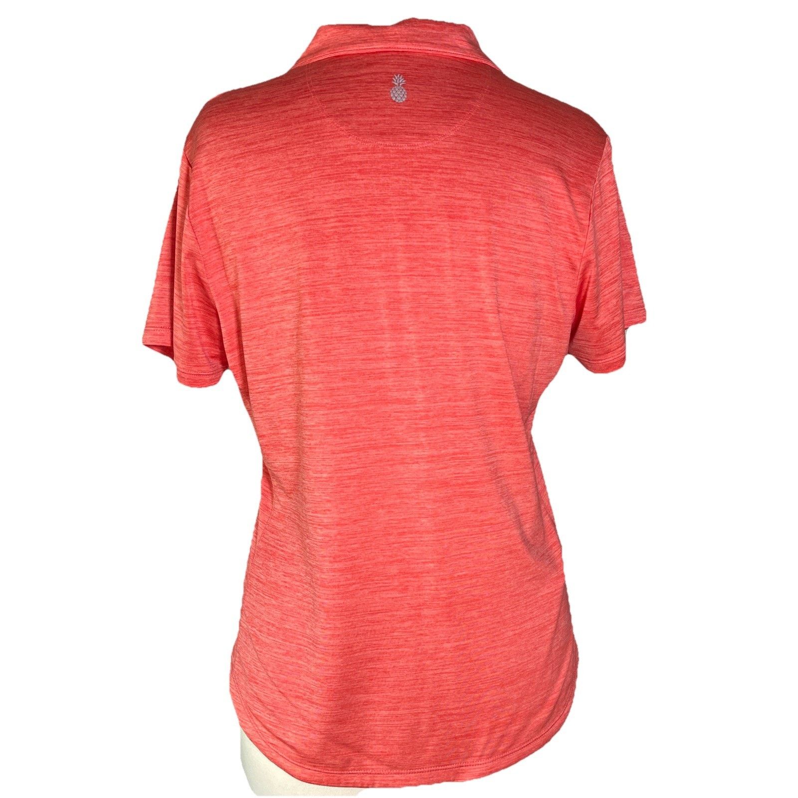 Tommy Bahama Tommy Bahama Polo Women’s SP Island Zone Orange Short Sleeve Size XS / US 0-2 / IT 36-38 - 4 Thumbnail