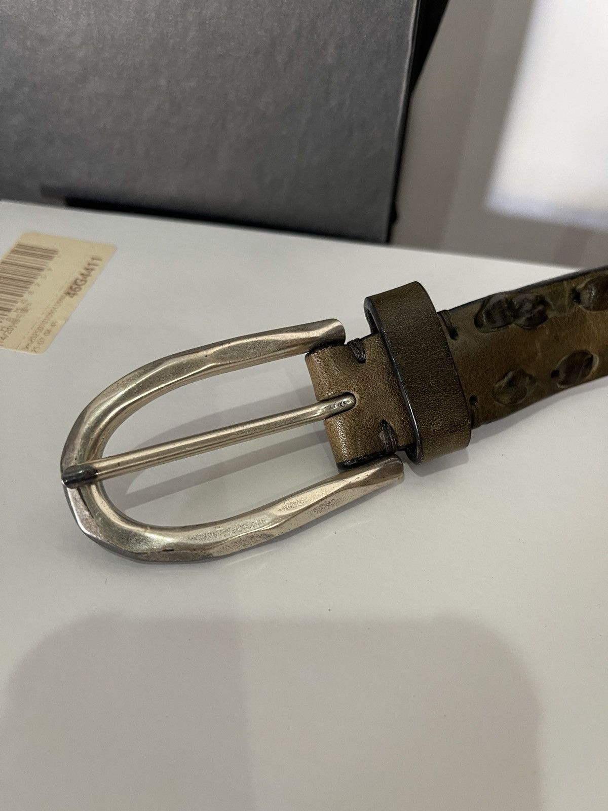 POST&CO POST&CO HandMade Leather Belt Size 30 - 9 Thumbnail
