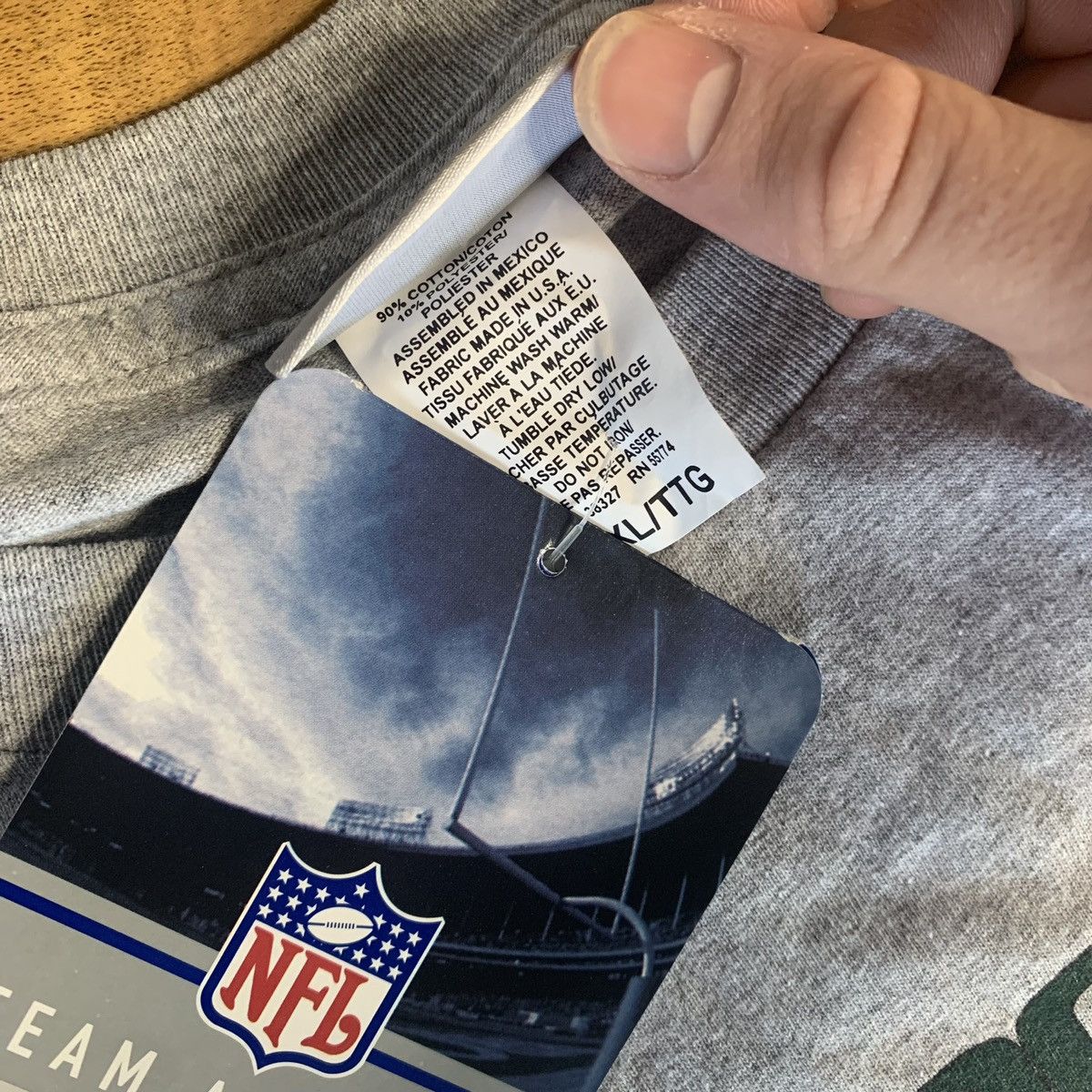 Reebok × Vintage Vintage Deadstock New York Jets Reebok Shirt Size US XXL / EU 58 / 5 - 5 Thumbnail