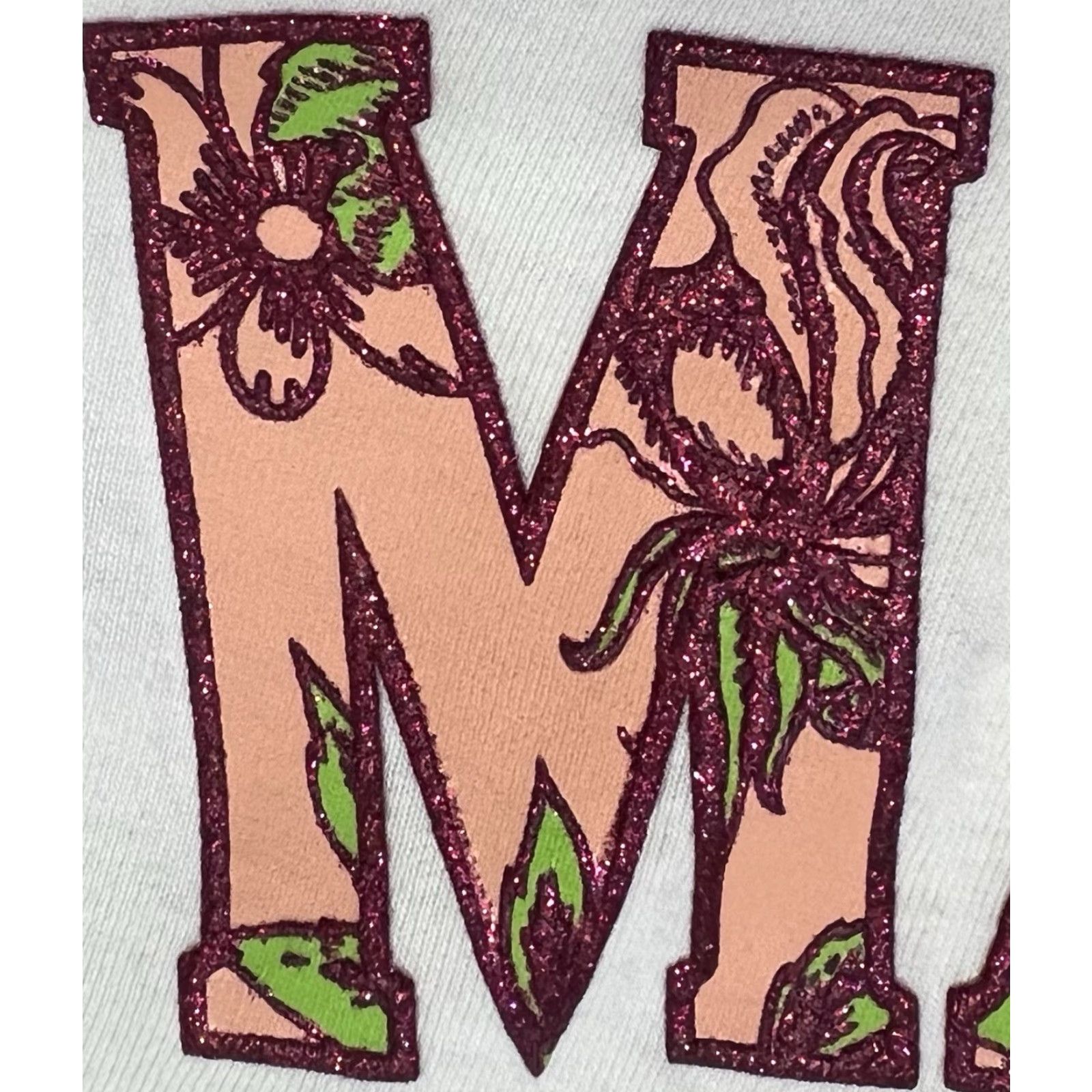 Vintage Madonna Spirit Jersey T-Shirt Long Sleeve Crew Neck White M Floral California 90s? Size US M / EU 48-50 / 2 - 4 Thumbnail