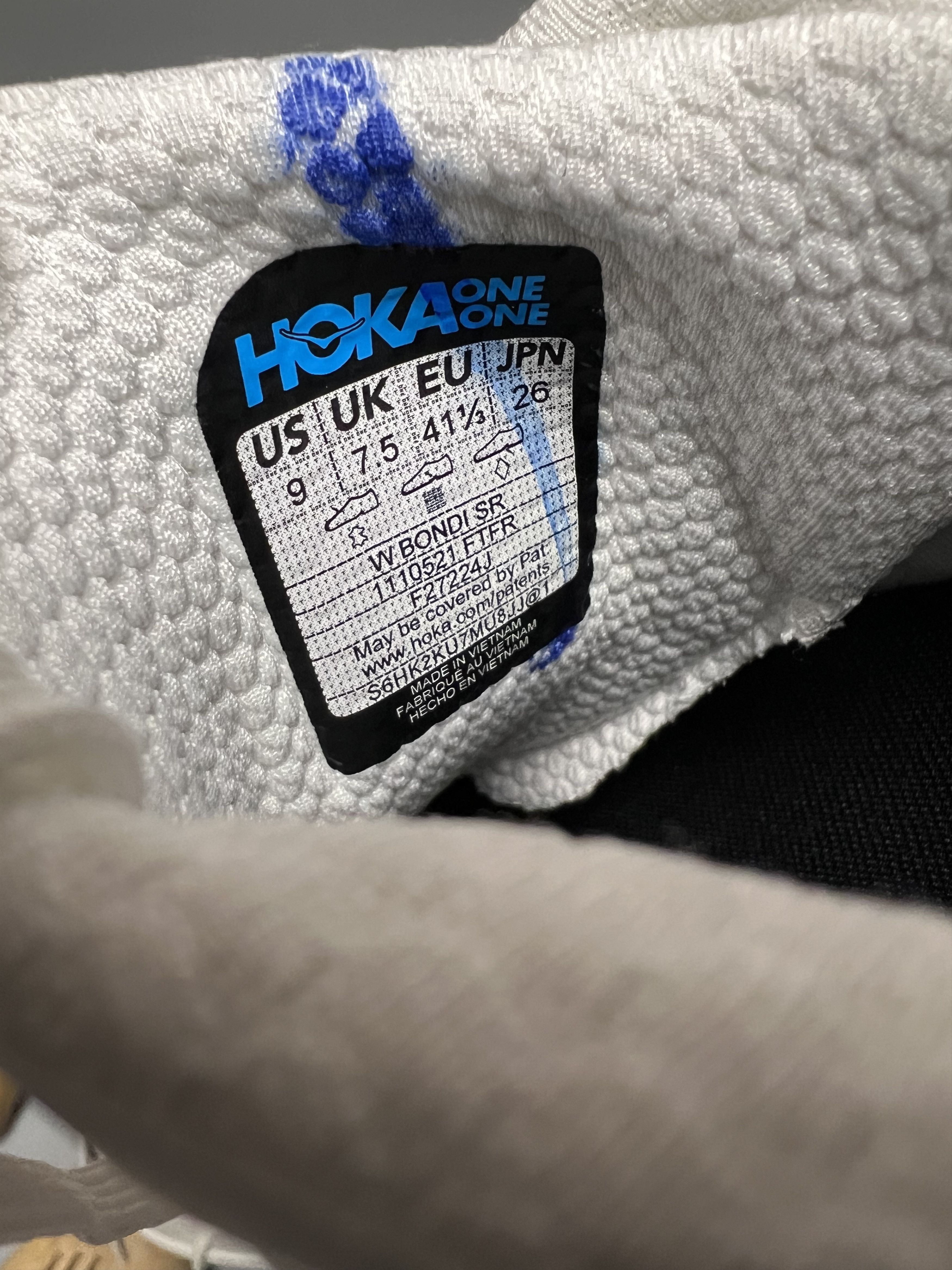 Hoka Hoka Bondi SR 'Frost' Running Shoes Walking Gym Training Size US 9 / IT 39 - 10 Thumbnail