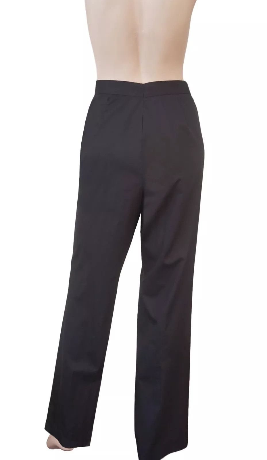 Jil Sander Jil Sander Black Wool Wide Leg High Waist Women's Pants Size 28" / US 6 / IT 42 - 2 Thumbnail