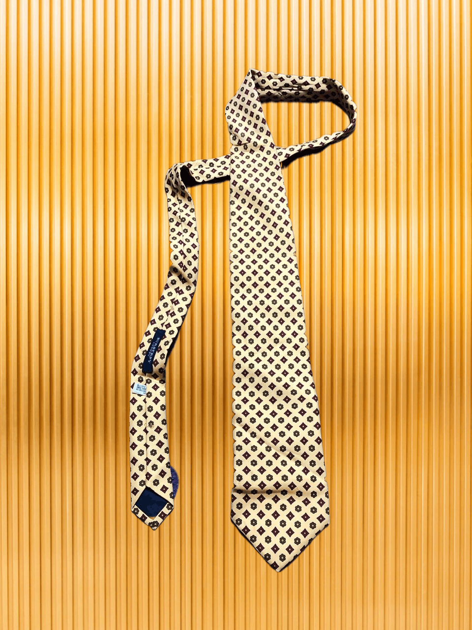 Burberry Mens Vintage Burberry London tie silk Rare monogram Size ONE SIZE - 1 Thumbnail