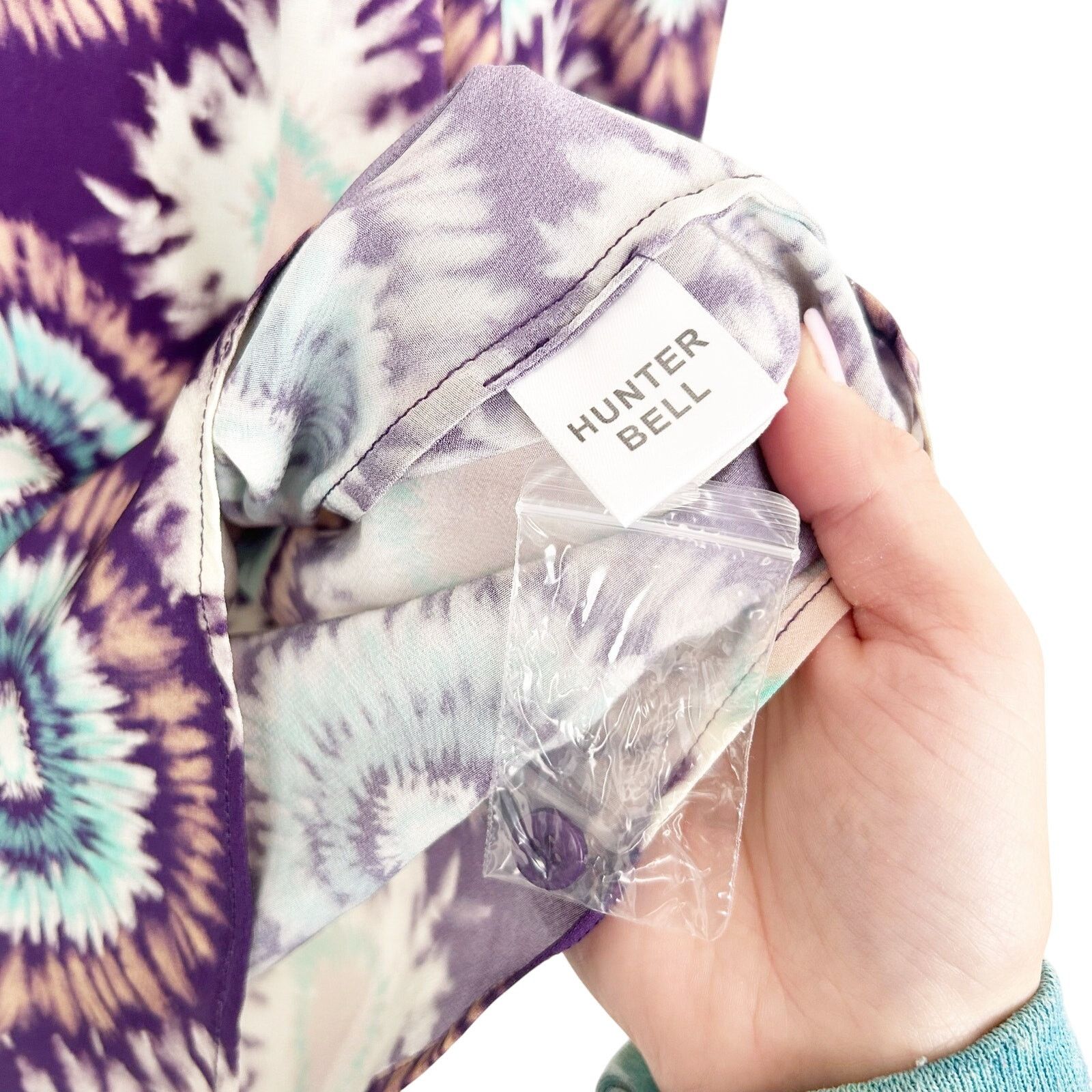 Hunter Bell Hunter Bell Finley Purple Printed Blouse Sz S Size S / US 4 / IT 40 - 4 Thumbnail