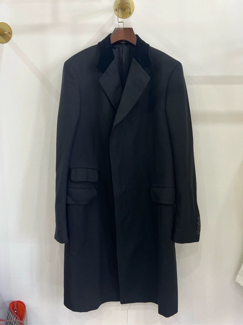 Gucci Gucci Black Overcoat for Men Size US XL / EU 56 / 4 - 1 Thumbnail