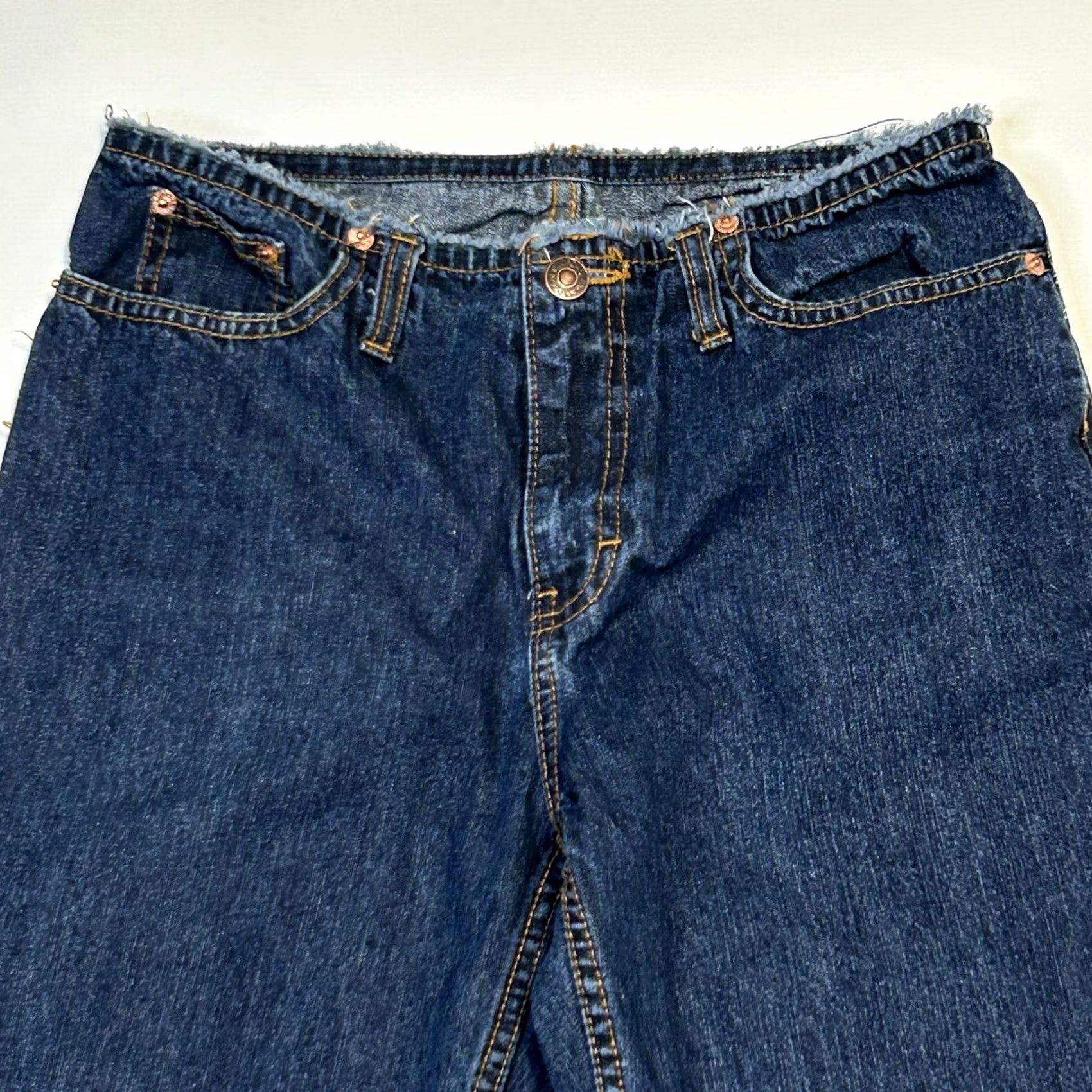 Jordache VINTAGE Jordache Jeans Flare Womens 26X30 Denim Dark Wash 80s 90s Retro City Festival Hipster Love Peace Embroidered Logo 5-Pocket Size 26" / US 2 / IT 38 - 3 Thumbnail