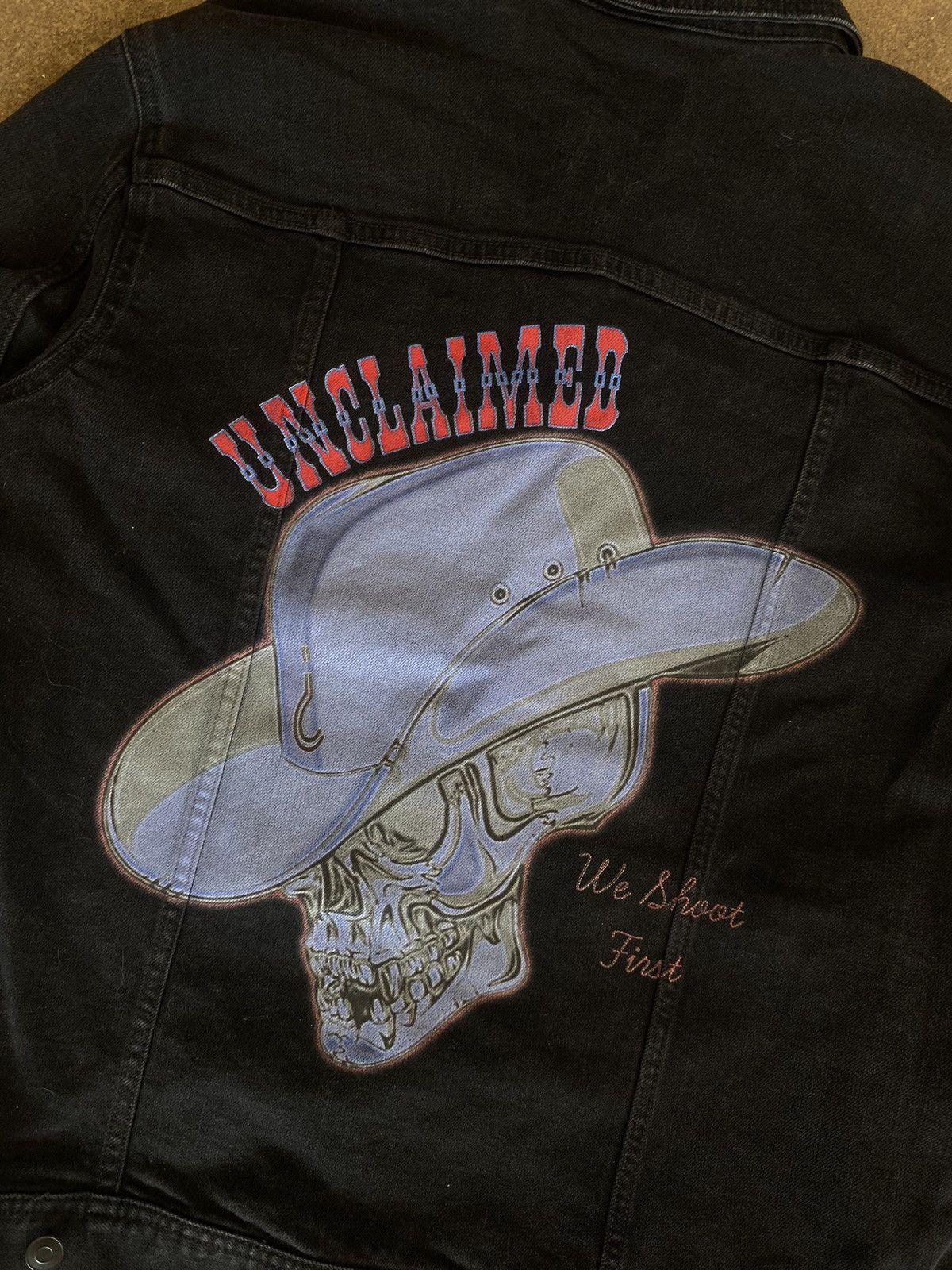 Other Unclaimed industries “Wild West” denim jacket Size US XL / EU 56 / 4 - 3 Thumbnail