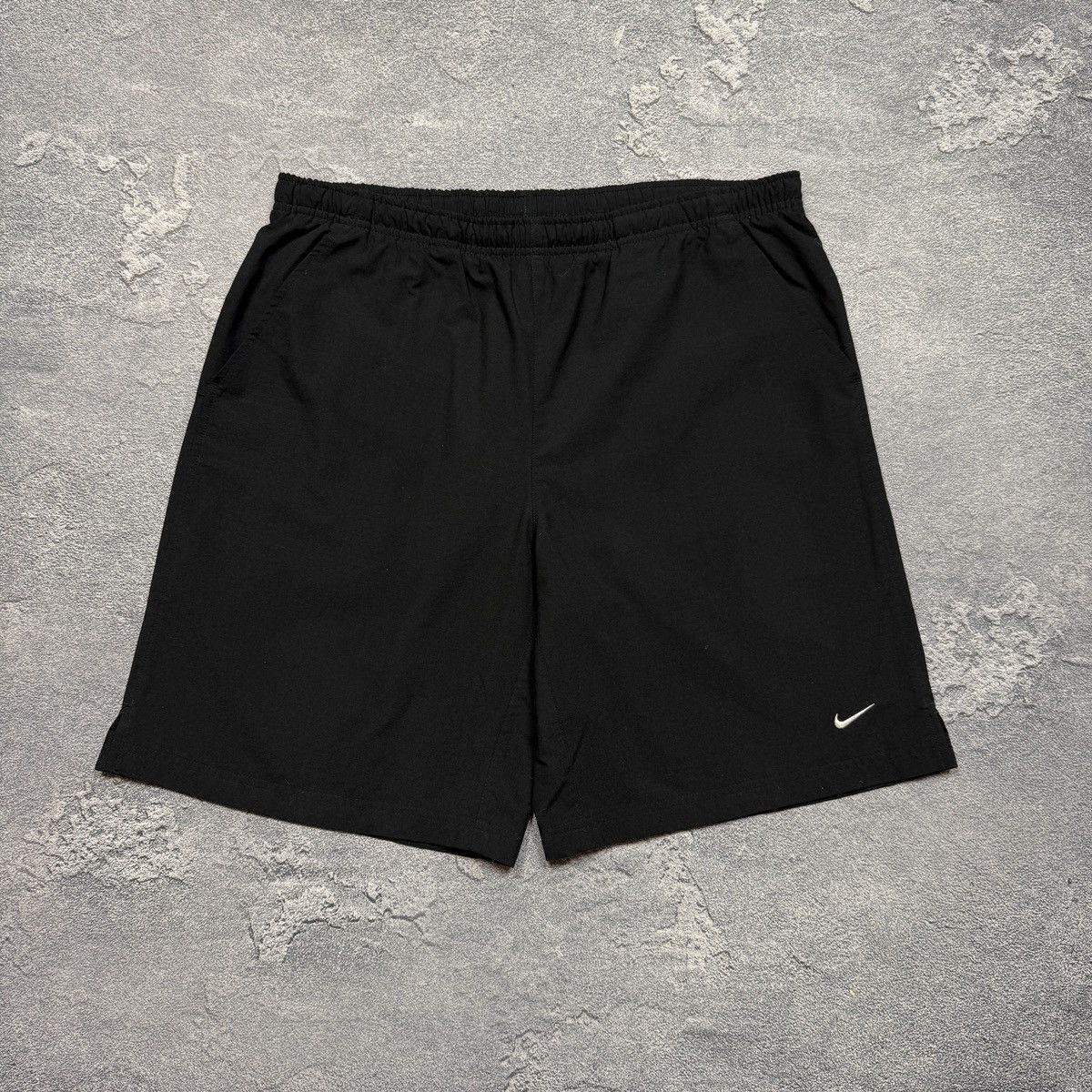 Nike × Vintage Nike Vintage Shorts Swoosh Logo Drill Size US 36 / EU 52 - 2 Thumbnail