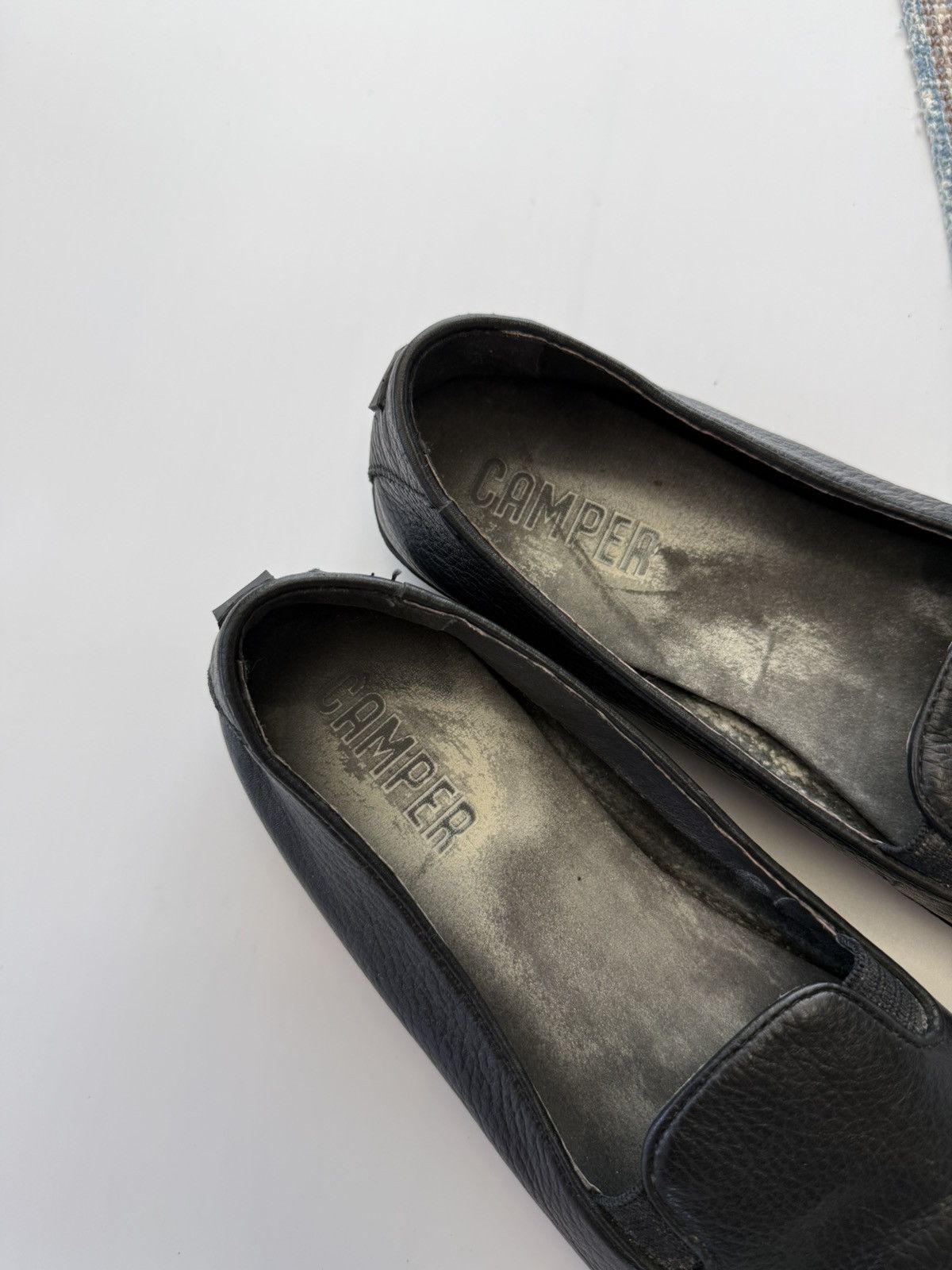 Camper Camper Avant Garde Black Leather Flag Ballet Size 40 Size US 10 / IT 40 - 3 Thumbnail