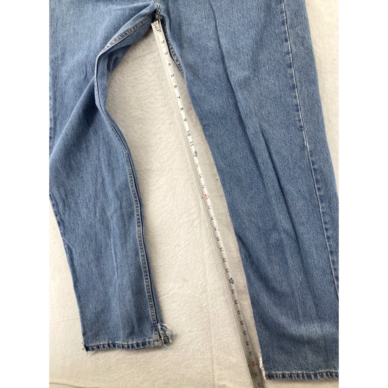 Levi's VINTAGE Levi's 505 Jeans Mens 40x30 Regular Levi's 505 Jeans 40 34 Blue USA Classic 90s Mens Regular Straight Size US 40 / EU 56 - 5 Thumbnail
