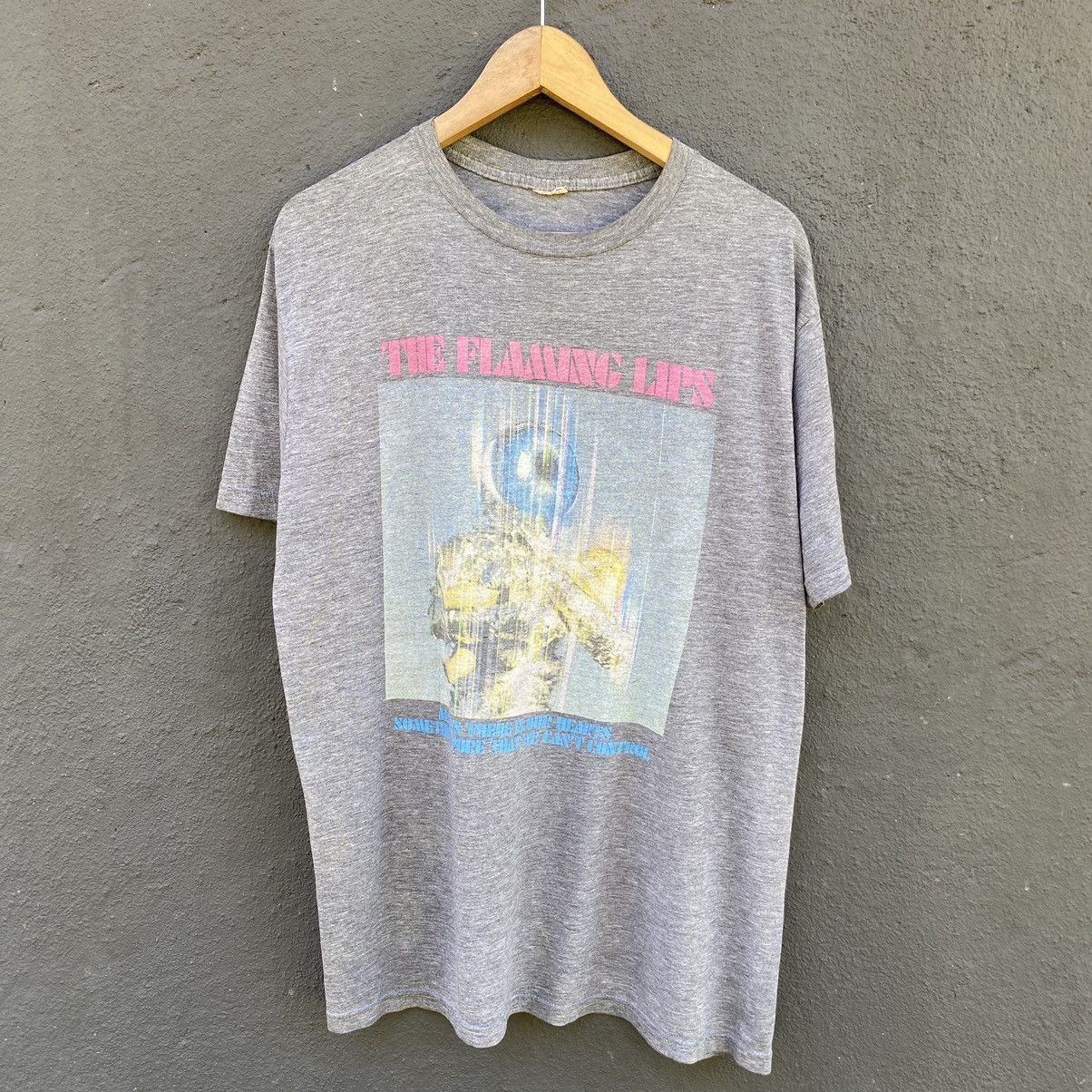 Band Tees Thrashed Vintage Y2K The Flaming Lips Band ERD GRUNGE TEE Size US XL / EU 56 / 4 - 1 Thumbnail