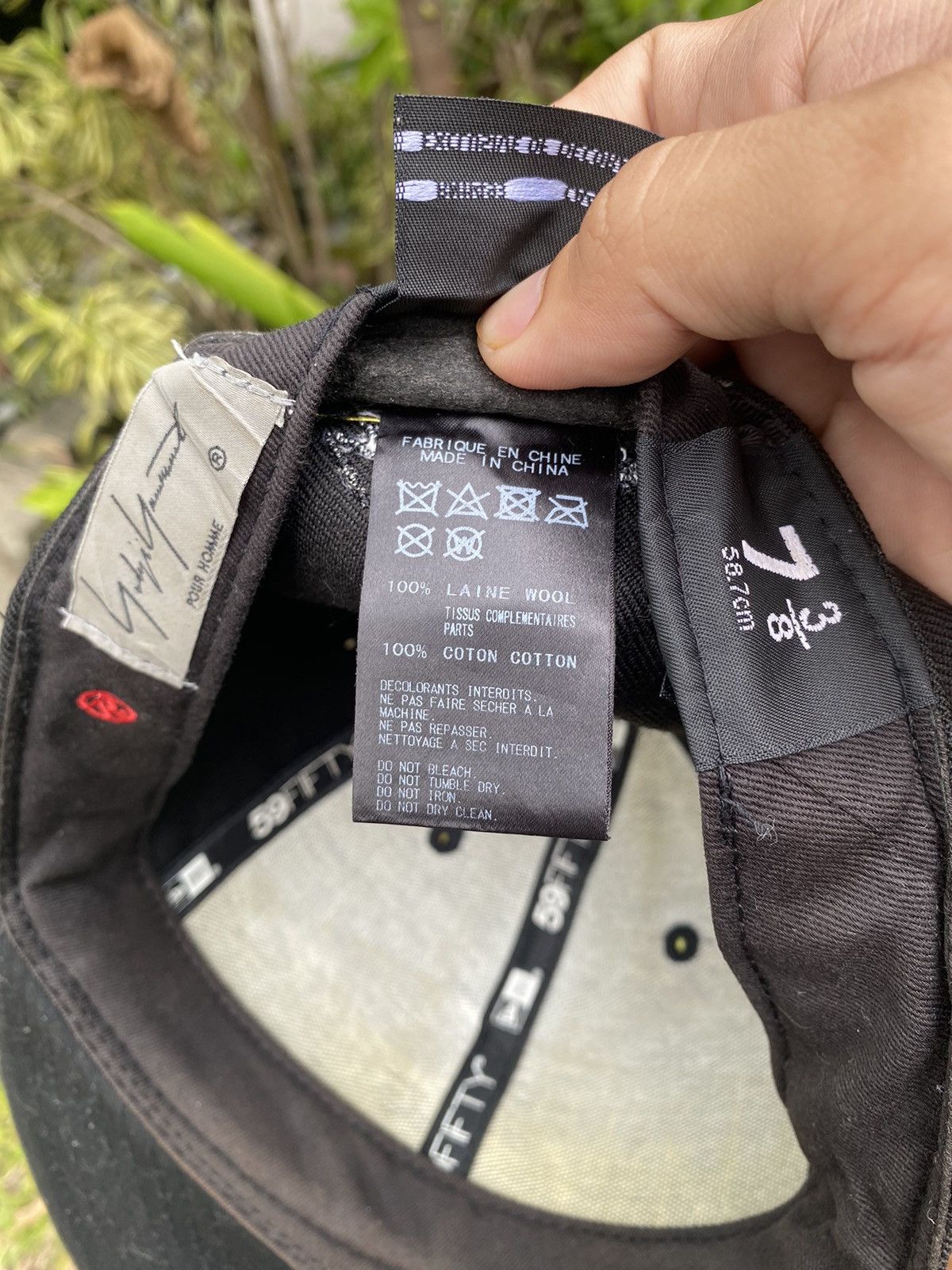 New Era × Yohji Yamamoto Yohji Yamamoto Signature X New Era Full Hat Baseball Size ONE SIZE - 9 Thumbnail