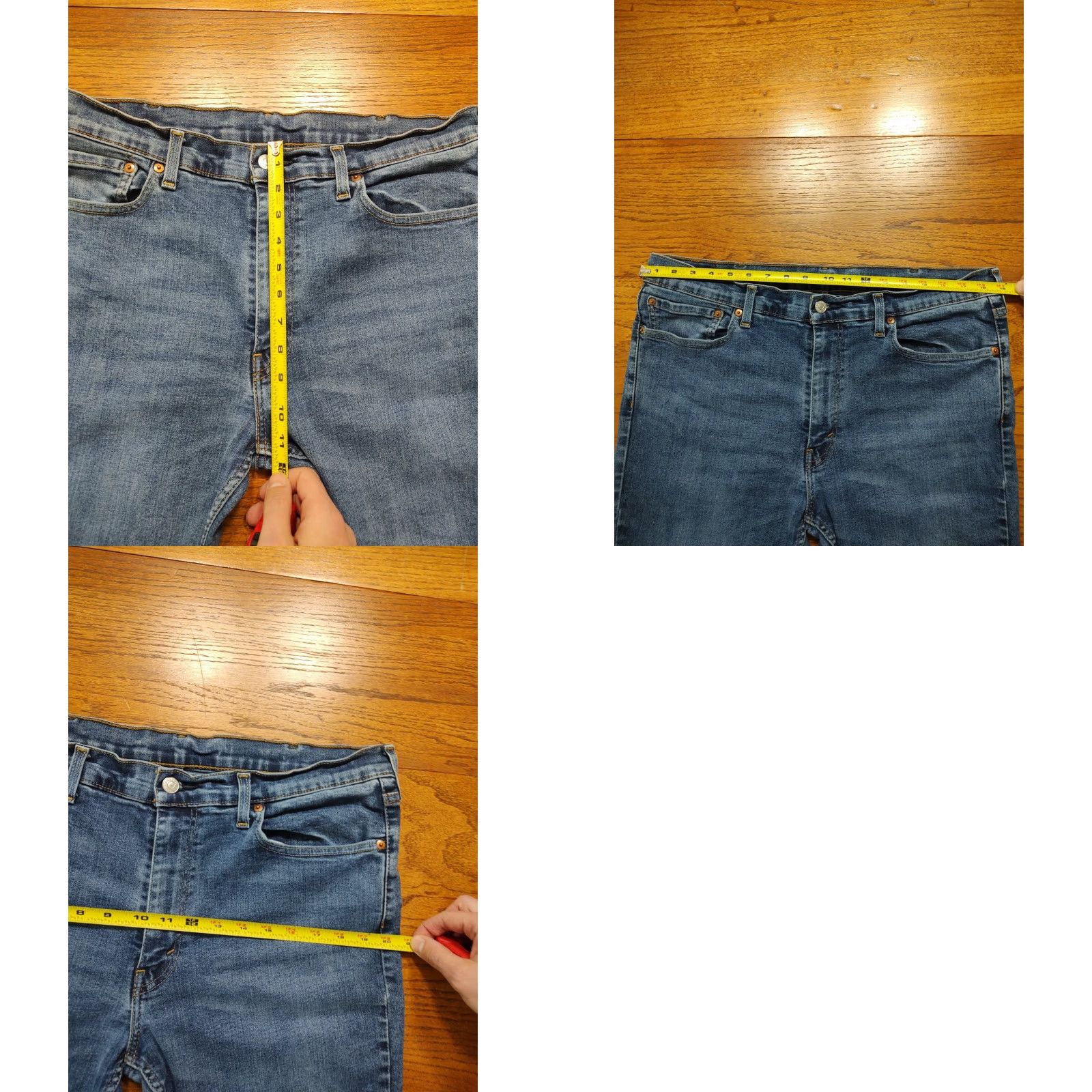 Levi's Levi's 511 Jeans Slim Straight Blue Medium Wash 38x30 Mens Regular 38in Zip 5-Pocket Denim Stretch Wrinkle-Resistant Size US 38 / EU 54 - 9 Thumbnail
