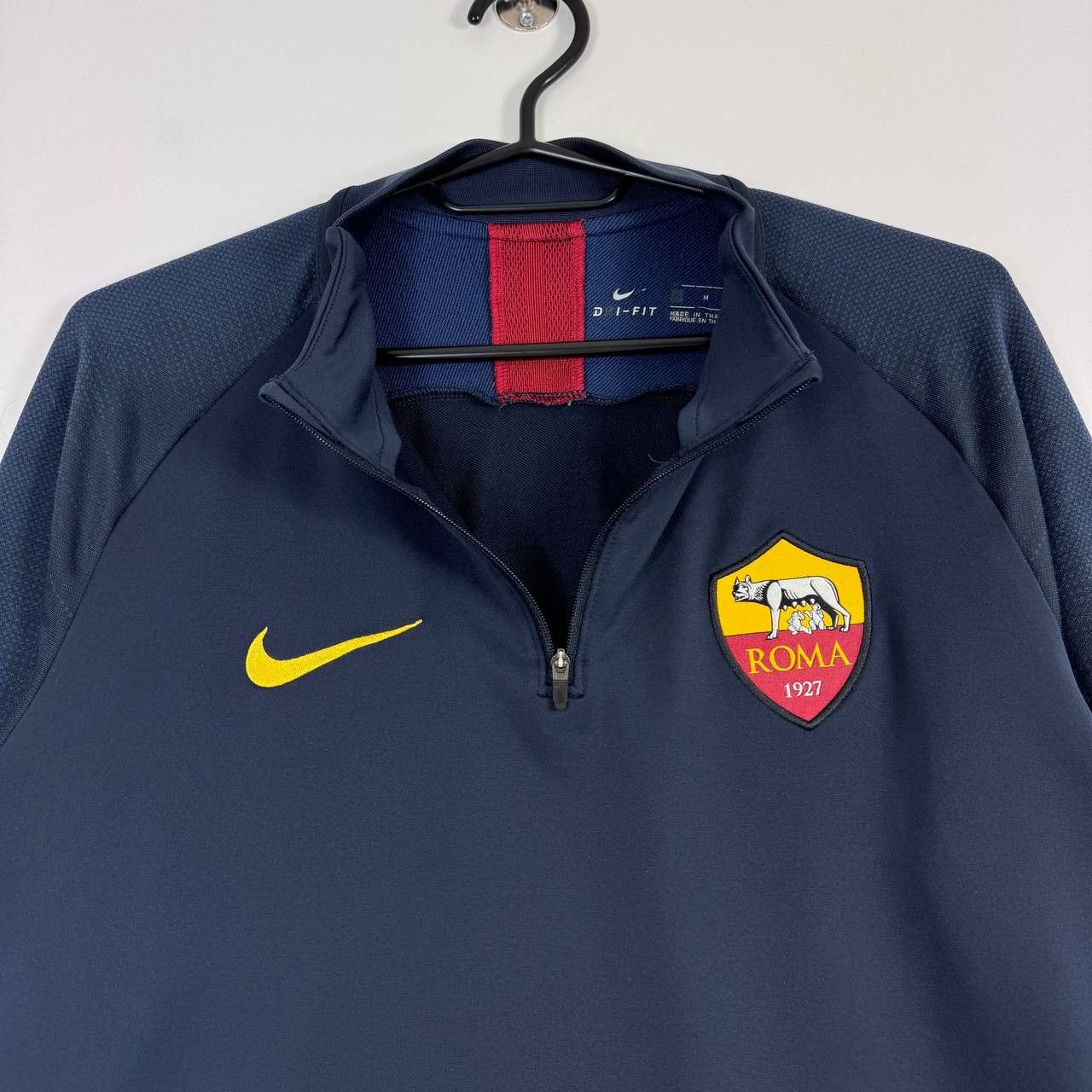 Nike Nike As Roma Training Drill Top 1/4 Zip Blue Mens Football M Size US M / EU 48-50 / 2 - 3 Thumbnail
