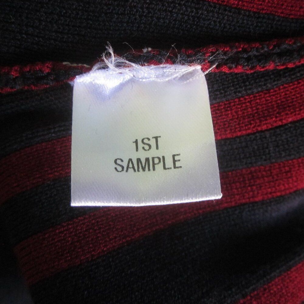 Tanya Taylor Tanya Taylor Size XL Sample Sweater Burgundy Navy Stripe Oversized Turtleneck Size XL / US 12-14 / IT 48-50 - 10 Thumbnail