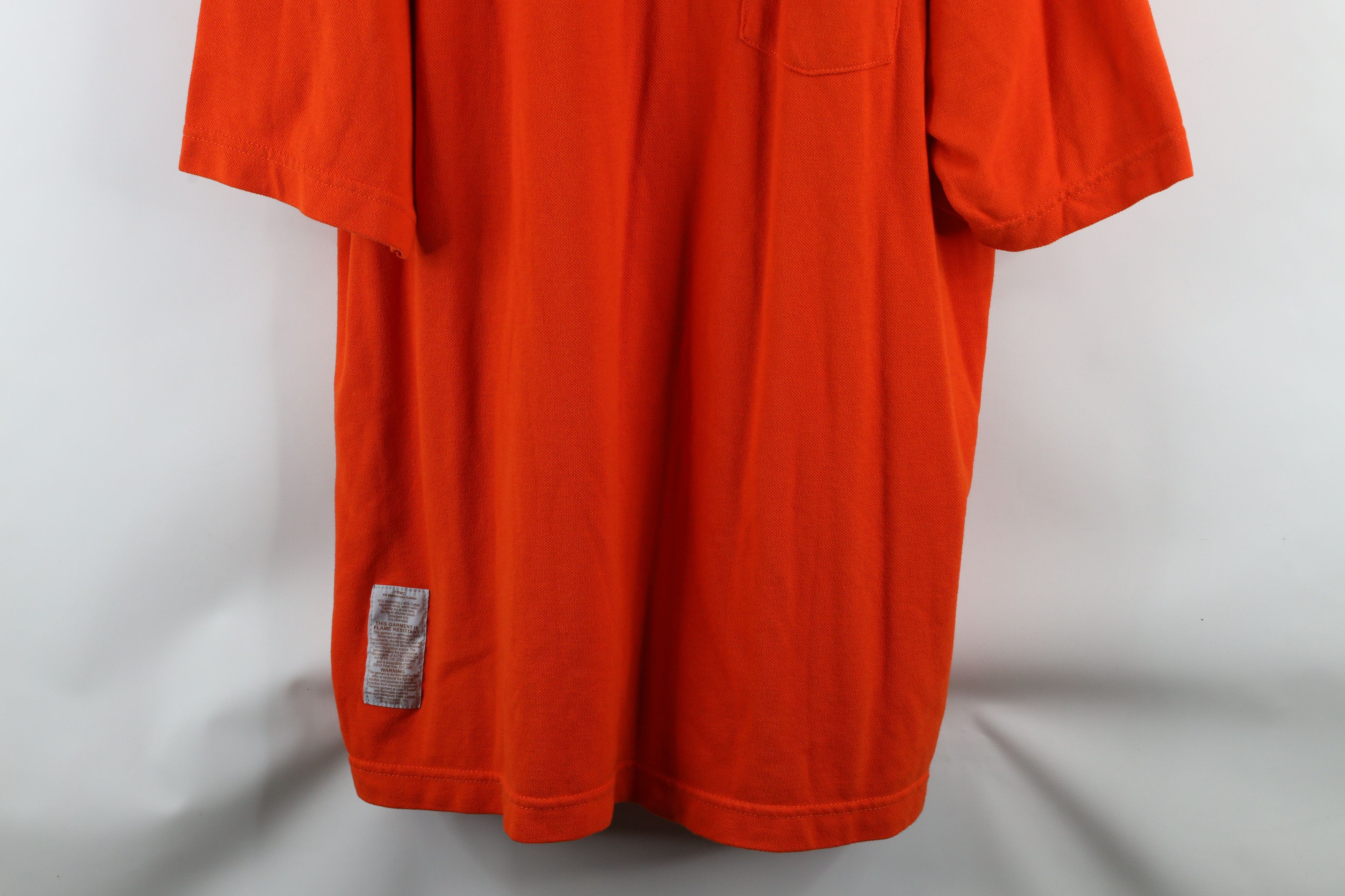 Vintage Tyndale FR Resistant ATPV 6.1 Work Henley T-Shirt Orange USA Size US XXL / EU 58 / 5 - 3 Thumbnail