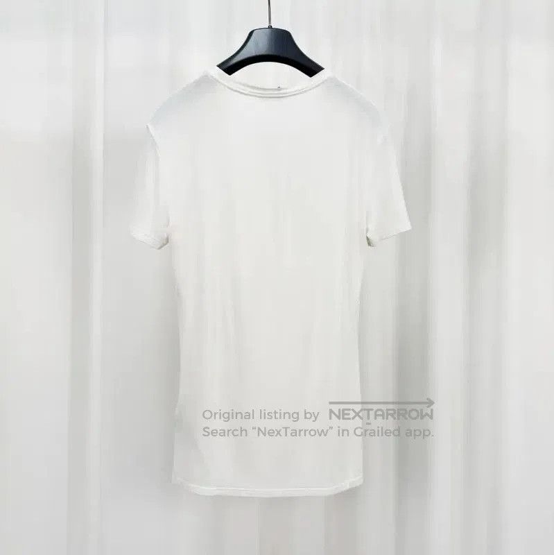 Versace Versace White Cotton Embroidered Medusa T-Shirt . Size L / US 10 / IT 46 - 2 Thumbnail