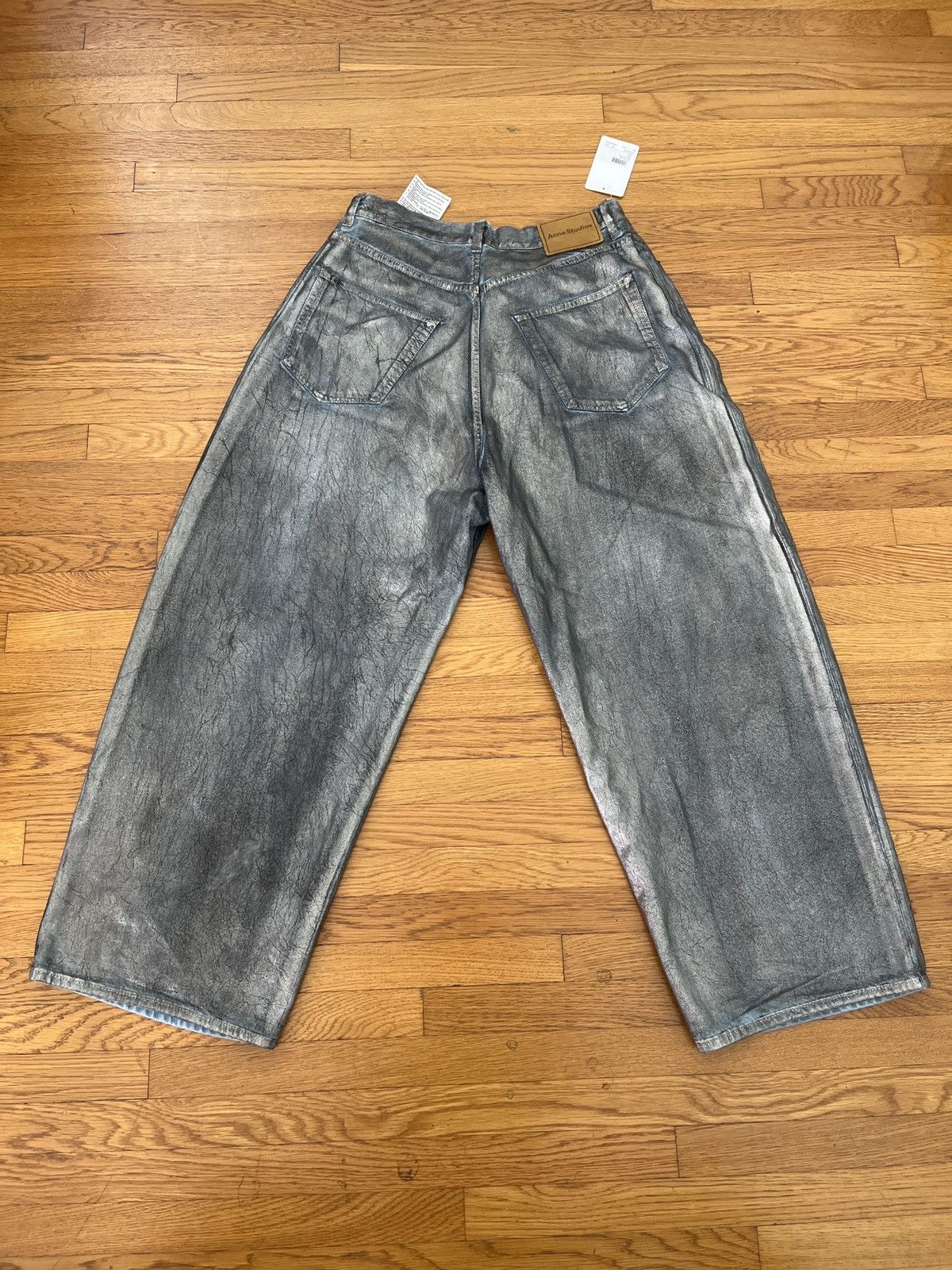 Acne Studios Silver Acne Studios 2023 super baggy Size US 34 / EU 50 - 2 Thumbnail