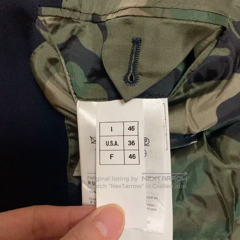 Valentino Valentino Camouflage lined suit Size 46S - 6 Thumbnail