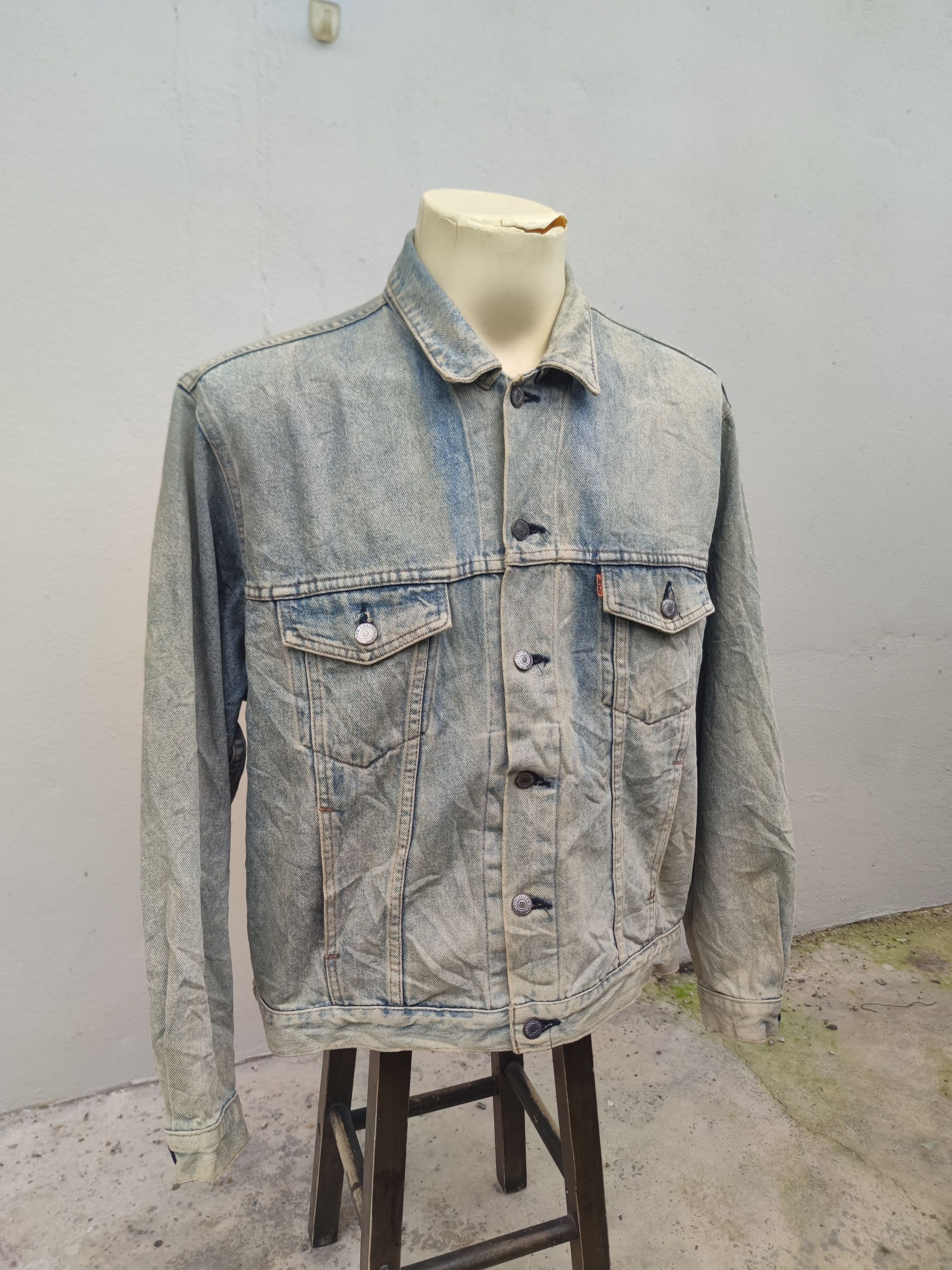 Levi's Vintage Levi's Strauss Orange Tab Denim Jacket Size US L / EU 52-54 / 3 - 3 Thumbnail