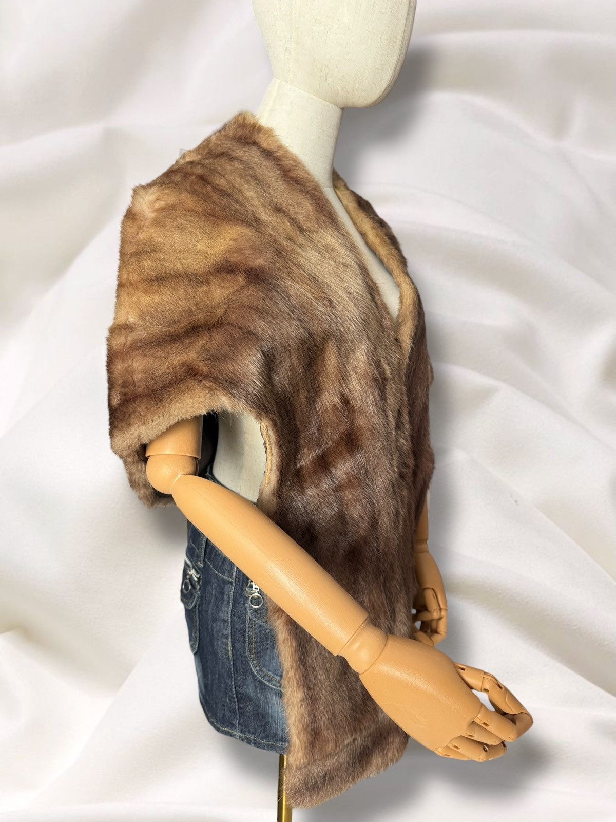 Hysteric Glamour 2000’s Aesthetic Vintage Y2K Glam Real Fur Coat Size M / US 6-8 / IT 42-44 - 2 Thumbnail