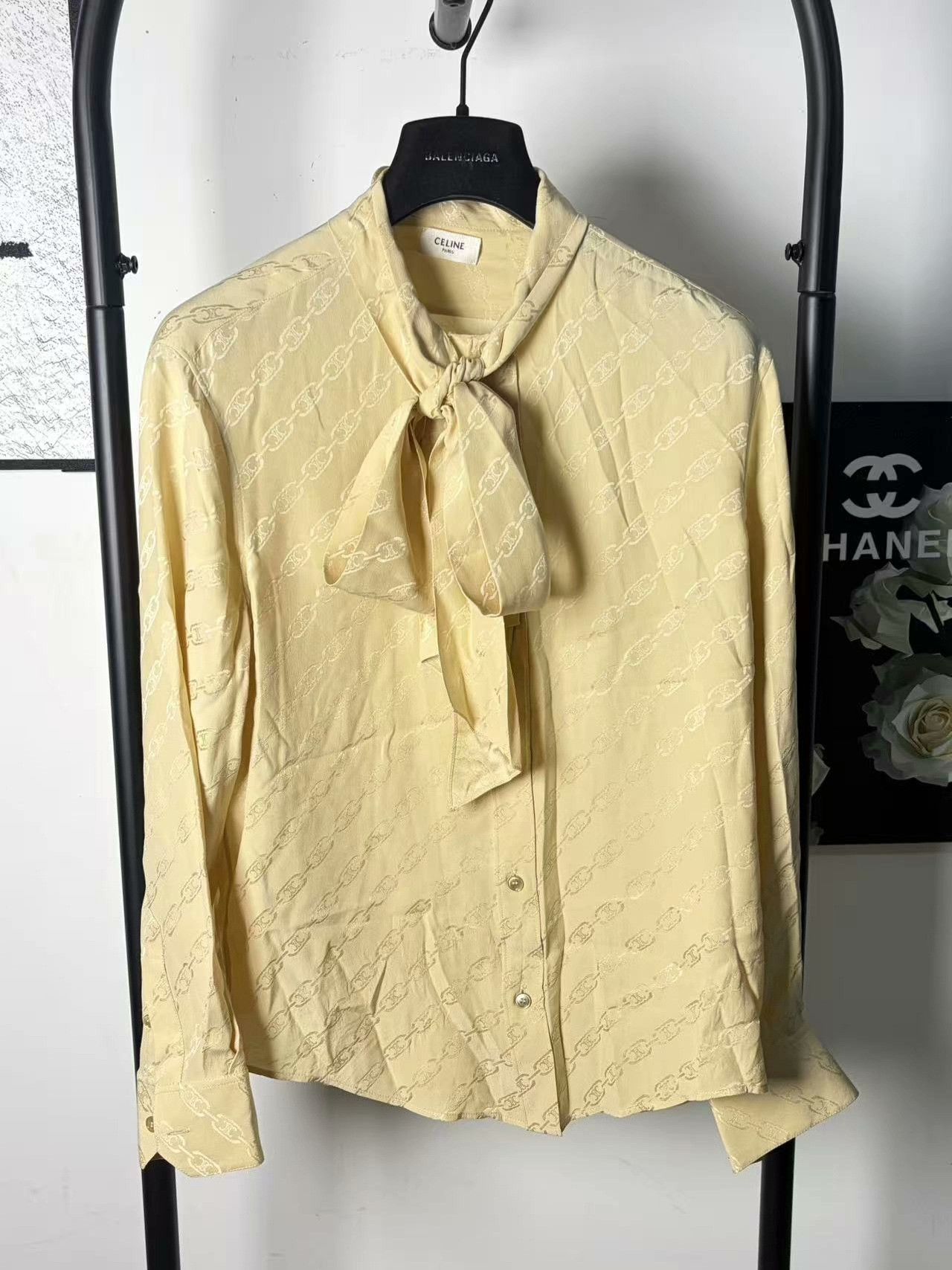 Celine Celine Silk White Shirt m Men Size US M / EU 48-50 / 2 - 1 Thumbnail
