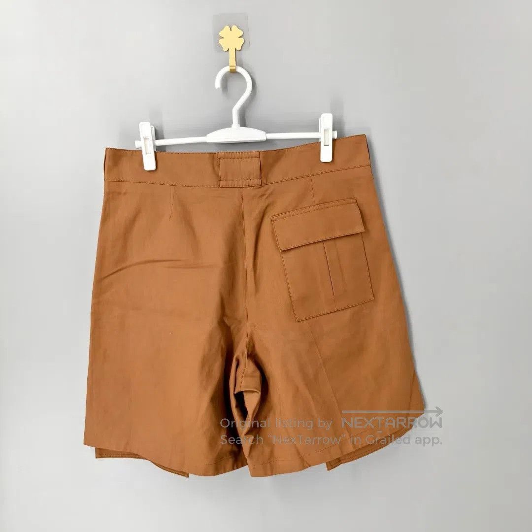 Dior Dior Buckle Cotton Satin Work Shorts| Size US 28 / EU 44 - 2 Thumbnail