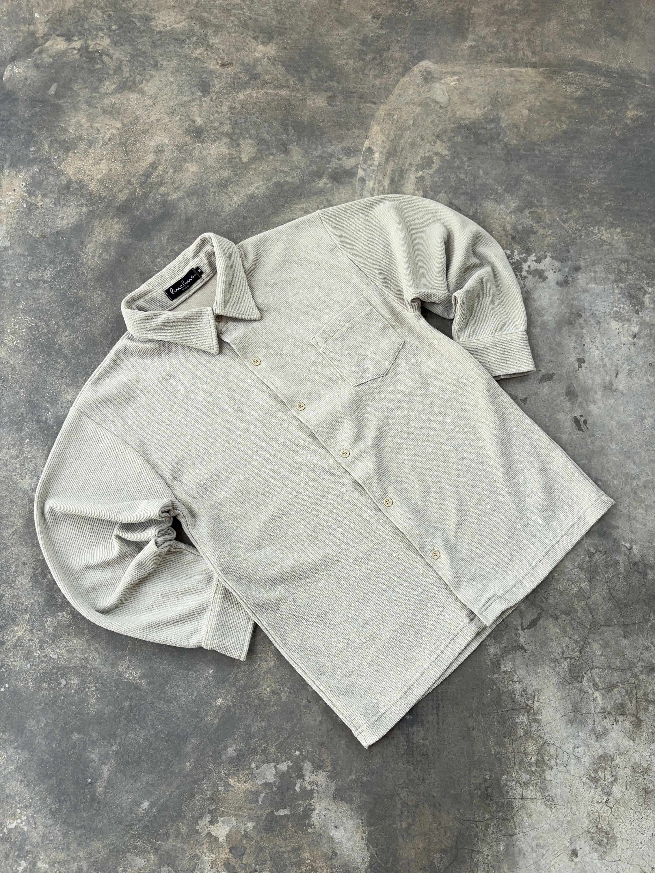 Other Pinclonco Homme Corduroy Luxury Designer Button Up Shirt Size US M / EU 48-50 / 2 - 3 Thumbnail