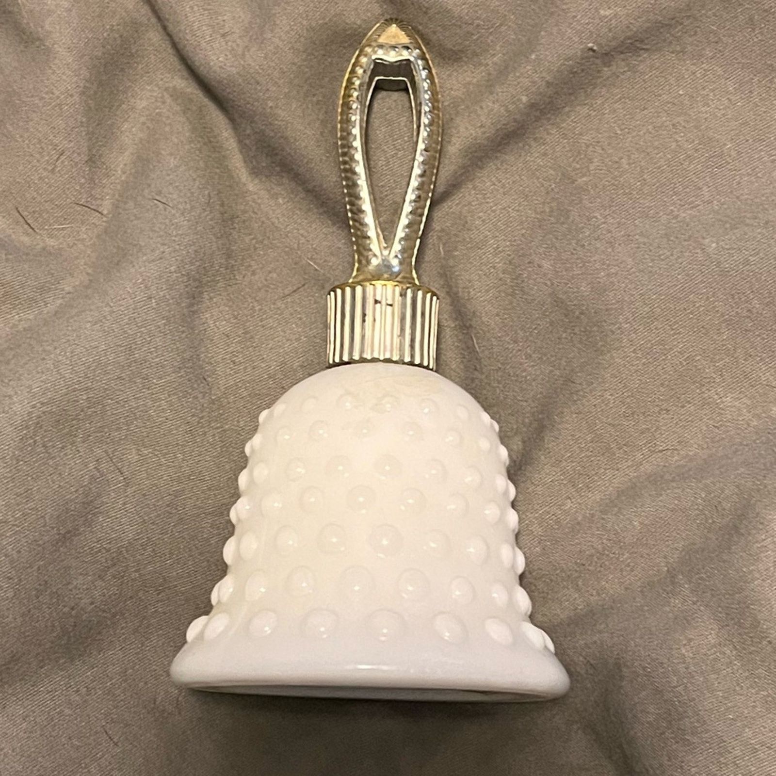 Vintage Vintage Avon perfume Sweet Honesty Hobnail Milk Glass Bell Size ONE SIZE - 1 Thumbnail