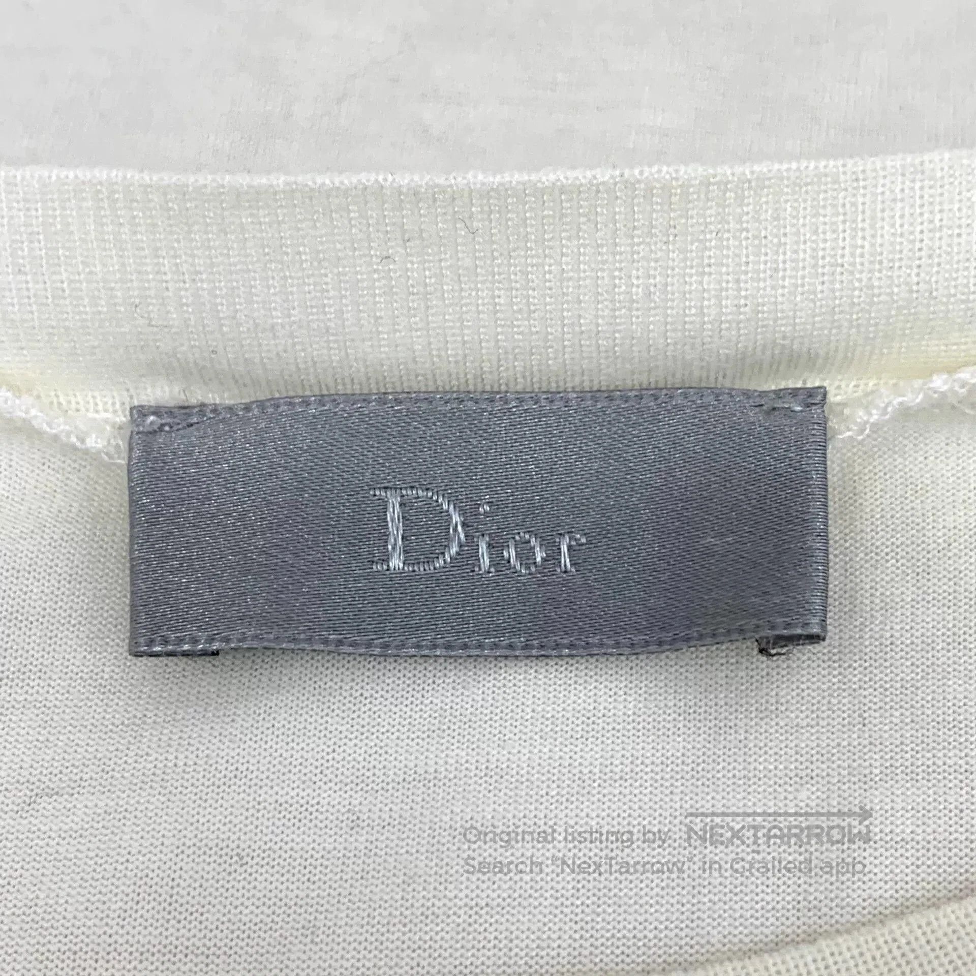 Dior dior beige embroidered cotton graphic t-shirt. Size US XL / EU 56 / 4 - 5 Thumbnail