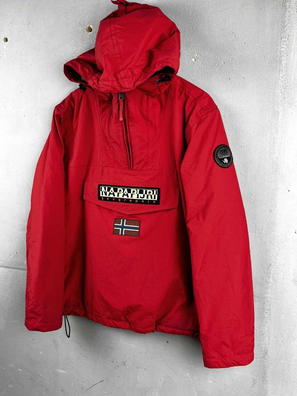 Napapijri Napapijri Rainforest Winter Men's Anorak Red Jacket Size US L / EU 52-54 / 3 - 4 Thumbnail