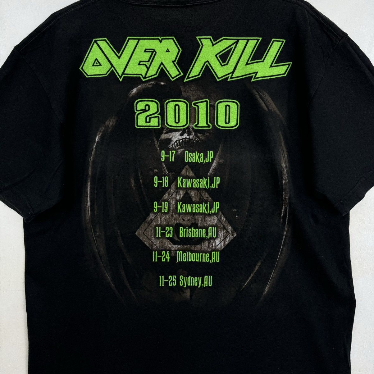 Band Tees × Vintage Vintage Over Kill Metal Band Tshirt Size US XL / EU 56 / 4 - 7 Thumbnail