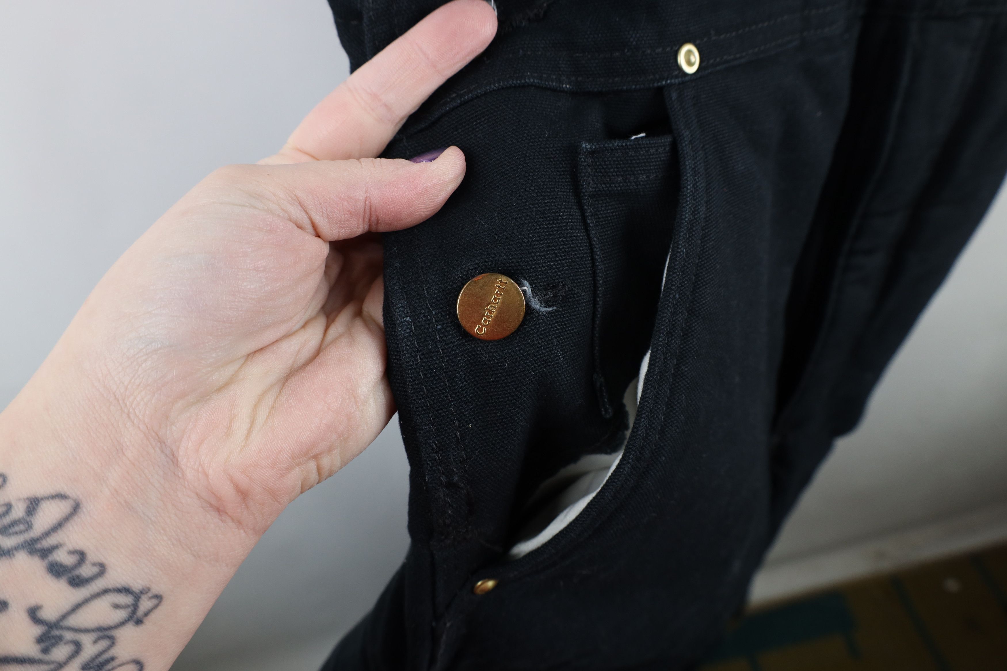 Carhartt × Vintage Vintage 90s Carhartt Insulated Double Knee Overalls Size US 36 / EU 52 - 10 Thumbnail