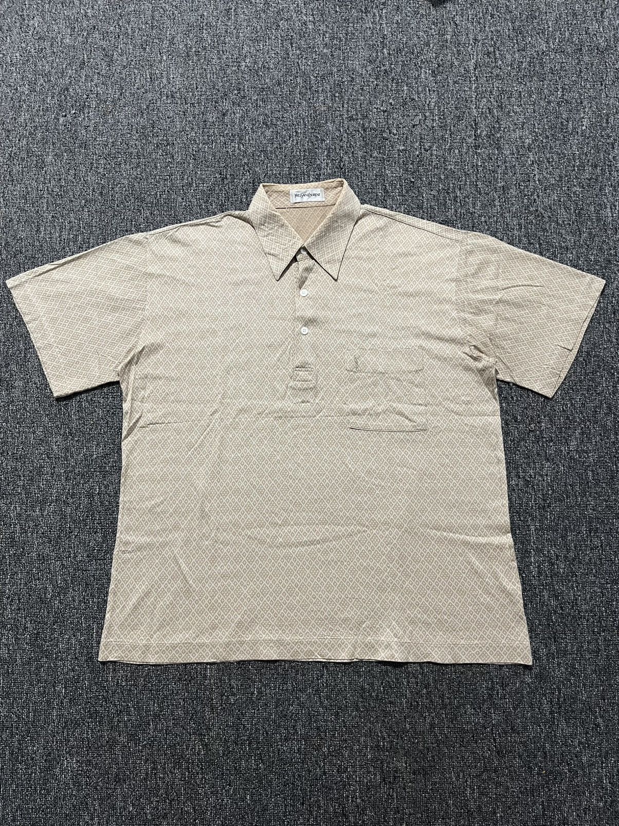 Yves Saint Laurent vintage ysl yvessaintlaurent polo shirt Size US L / EU 52-54 / 3 - 2 Thumbnail