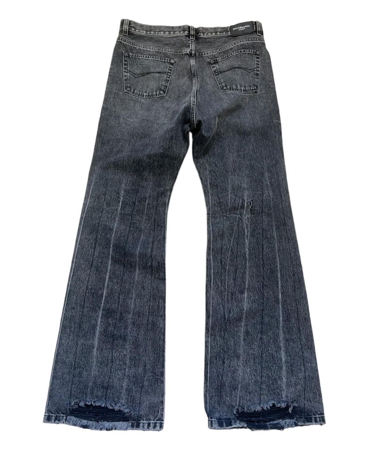 Balenciaga Balenciaga Lost Tape Flared Jeans Size US 34 / EU 50 - 2 Thumbnail