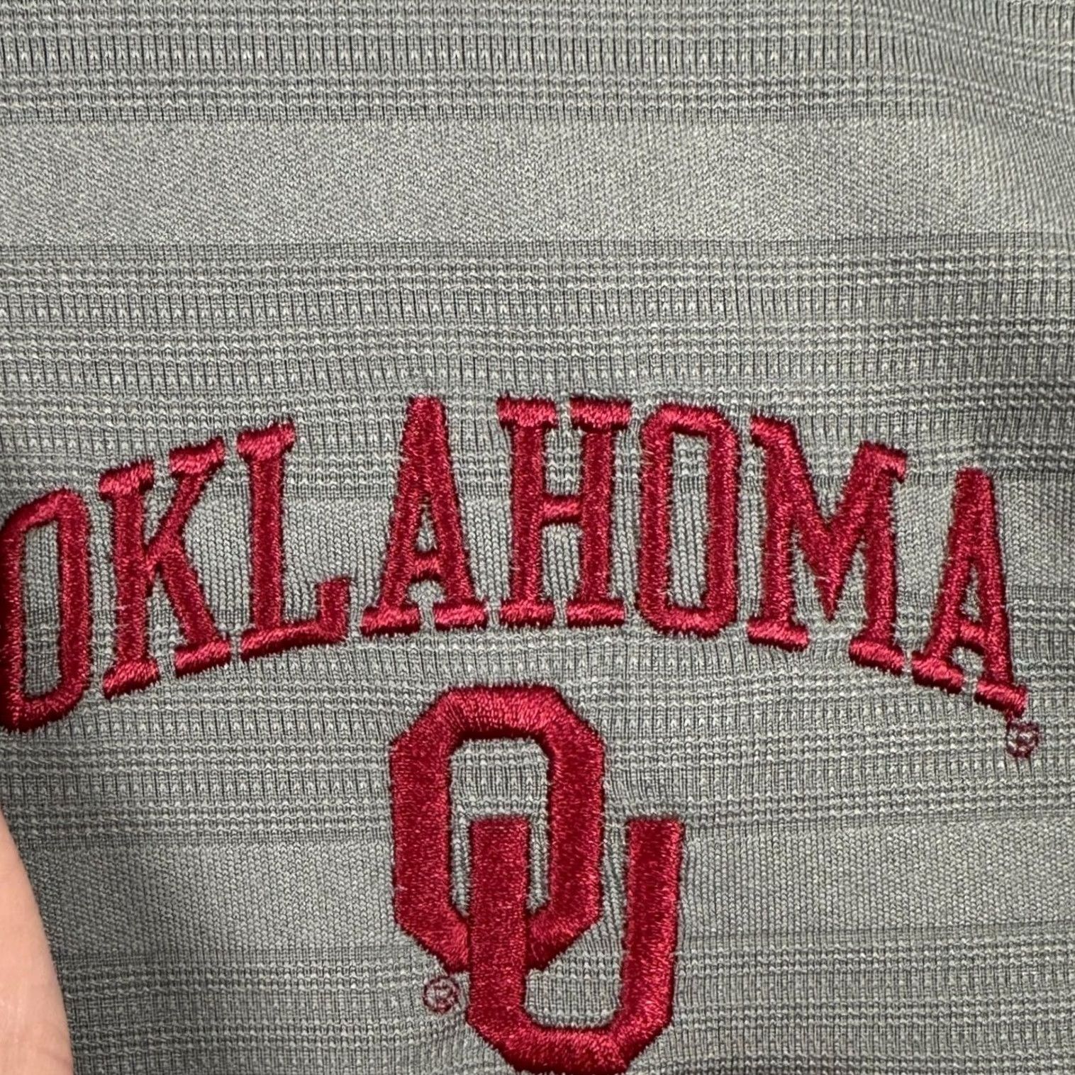 Champion VINTAGE Oklahoma Sooners Shirt Golf Polo Mens Large Gray Rugby Stretch Casual Champion Size US L / EU 52-54 / 3 - 5 Thumbnail