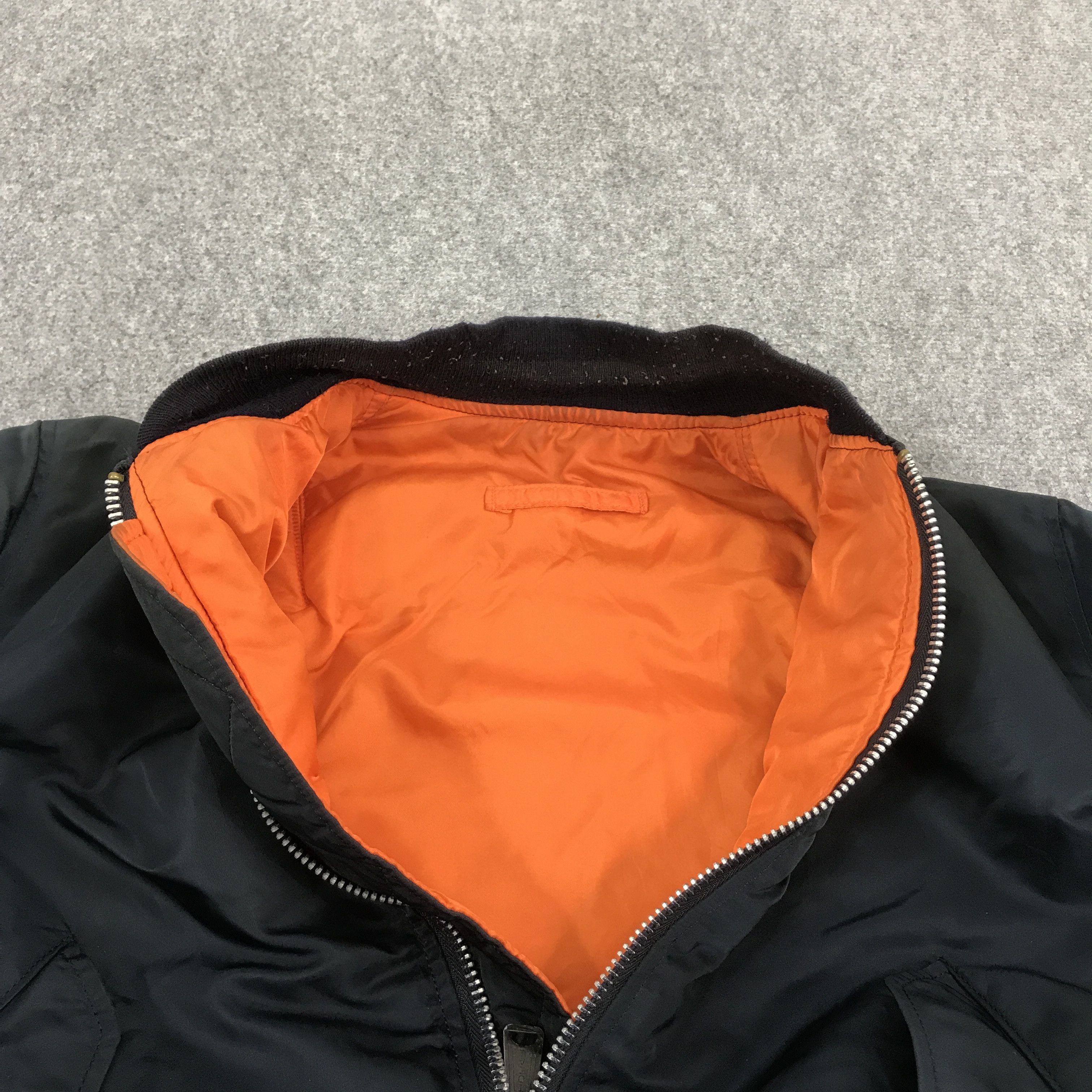 Alpha Industries VTG ALPHA INDUSTRIES NAVY BOMBER JACKET Size US XL / EU 56 / 4 - 7 Thumbnail