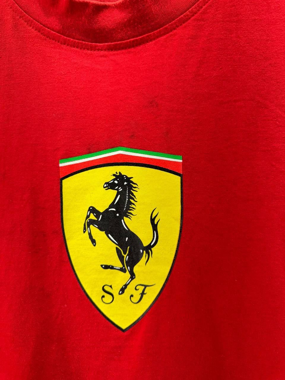 Vintage Vintage Ferrari T-Shirt Mens Red Centr Logo Racing 1998 Size US M / EU 48-50 / 2 - 2 Thumbnail