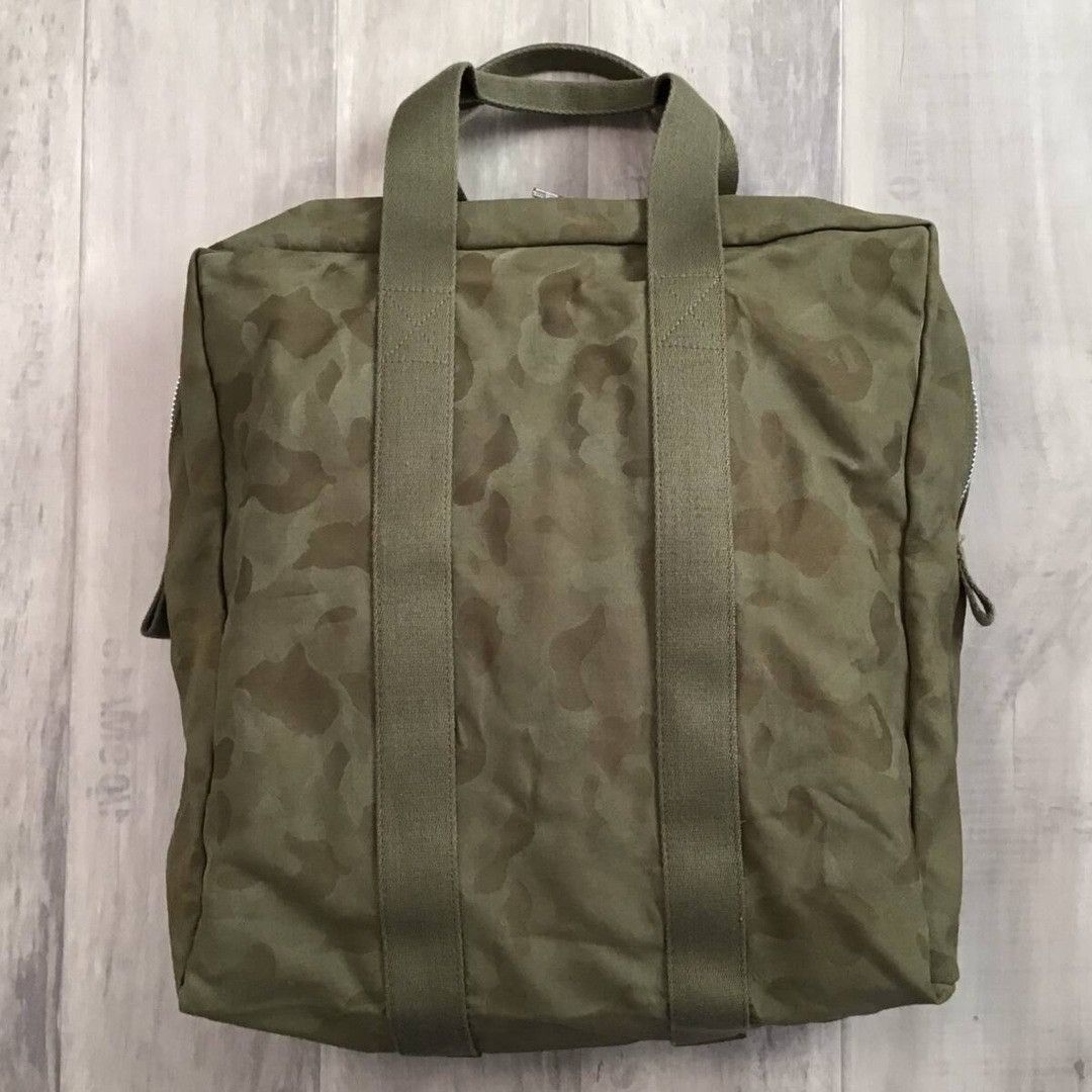 Bape × Nigo 🔥Vintage🔥 BAPE Jacquard camo helmet bag a bathing ape NIGO Size ONE SIZE - 6 Thumbnail