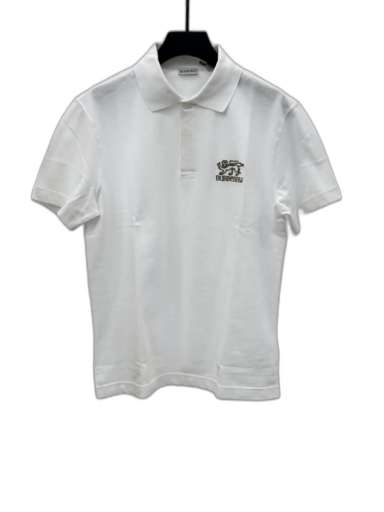 BURBERRY 25SS white polo shirt