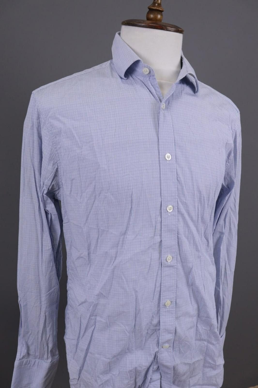 Gieves & Hawkes Gieves & Hawkes Blue Button Down Dress Shirt Size 41 / 16 Size US M / EU 48-50 / 2 - 5 Thumbnail