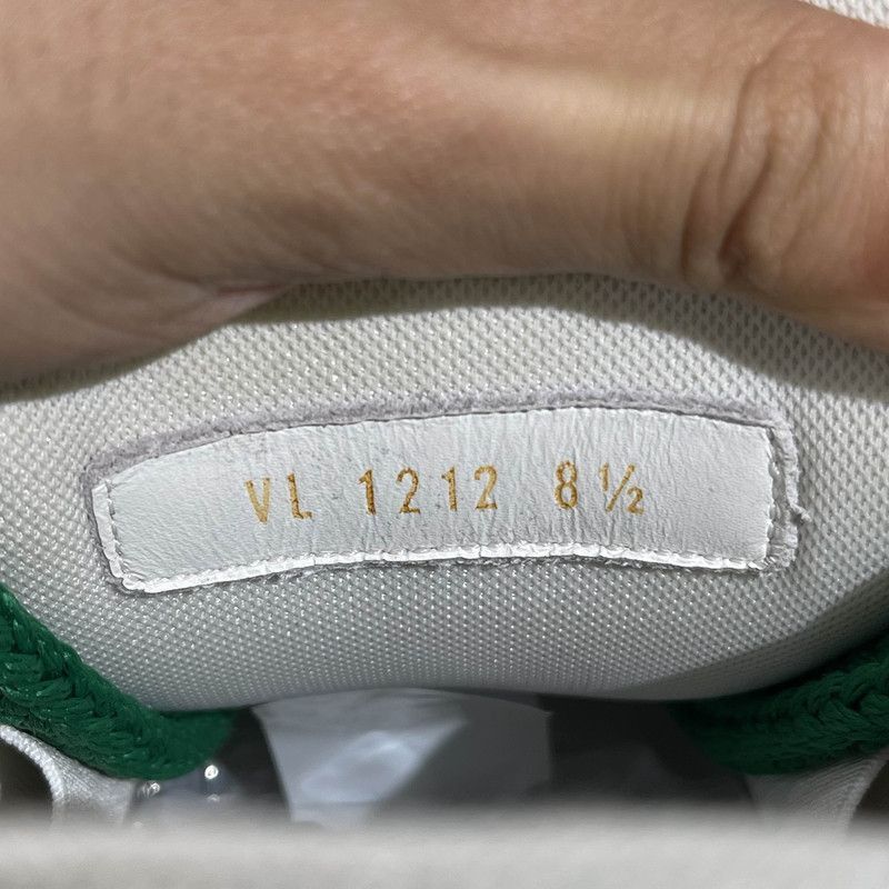 Louis Vuitton Louis Vuitton Trainer Maxi Sneakers in White and Green -250 Size US 9.5 / EU 42-43 - 4 Thumbnail